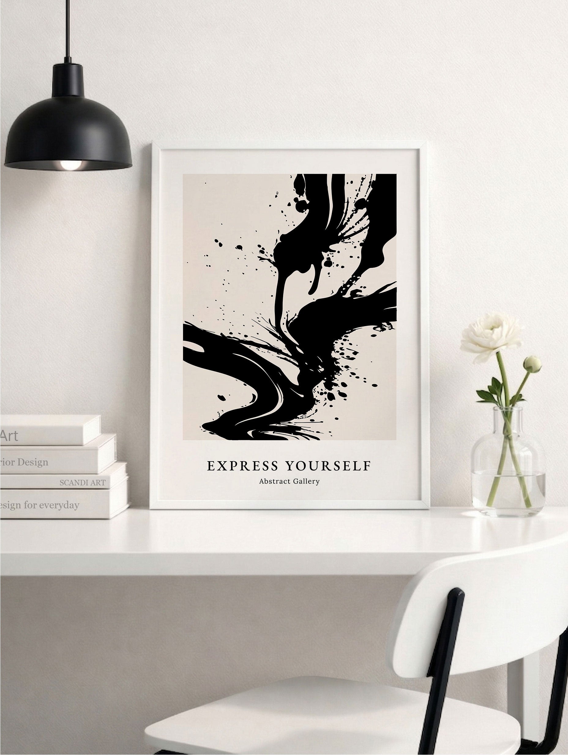 Expressive Ink Flow Poster