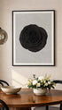 Black Rose Flower Art Mockup