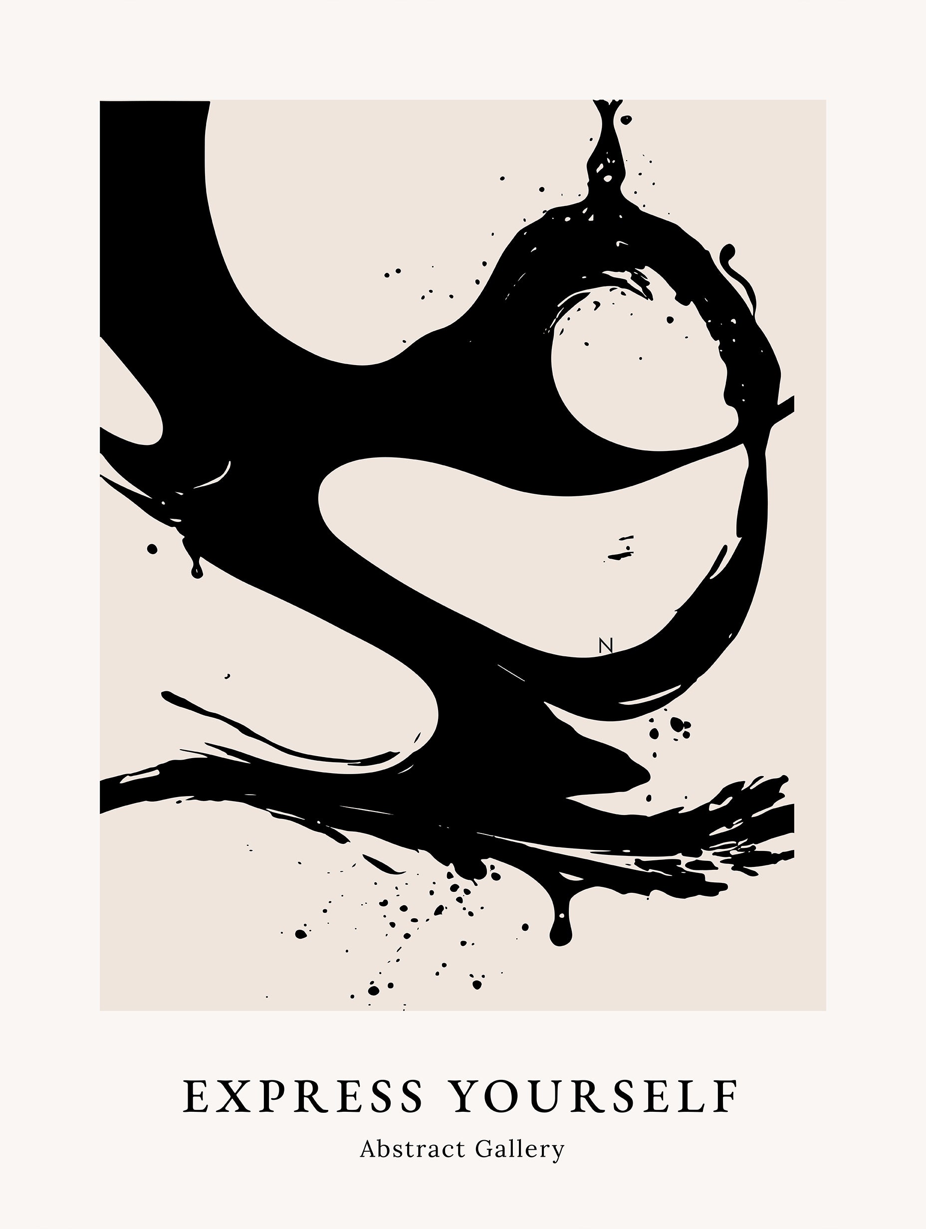Expressive Ink Flow Poster No.2