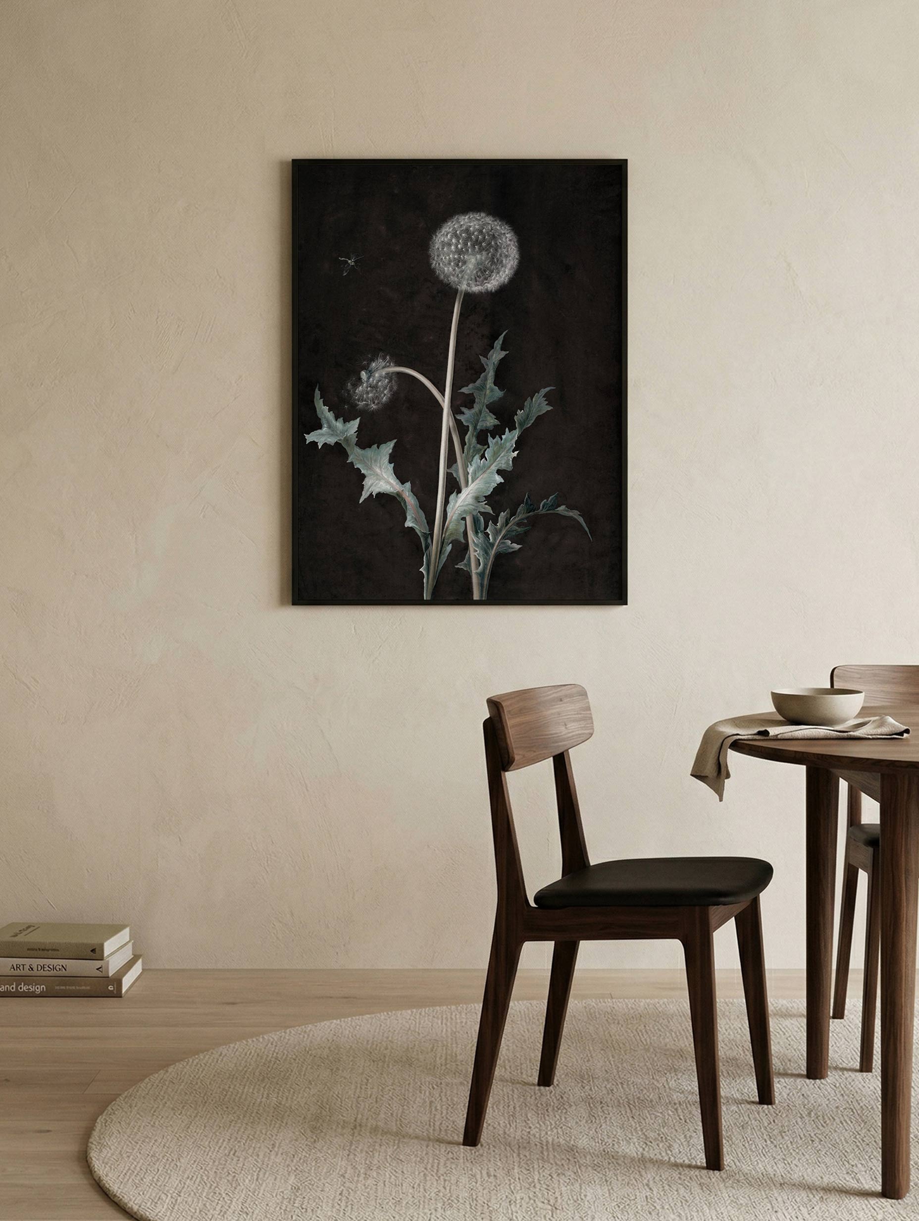 Dandelion Barbara Regina Dietzsch Art Print Mockup