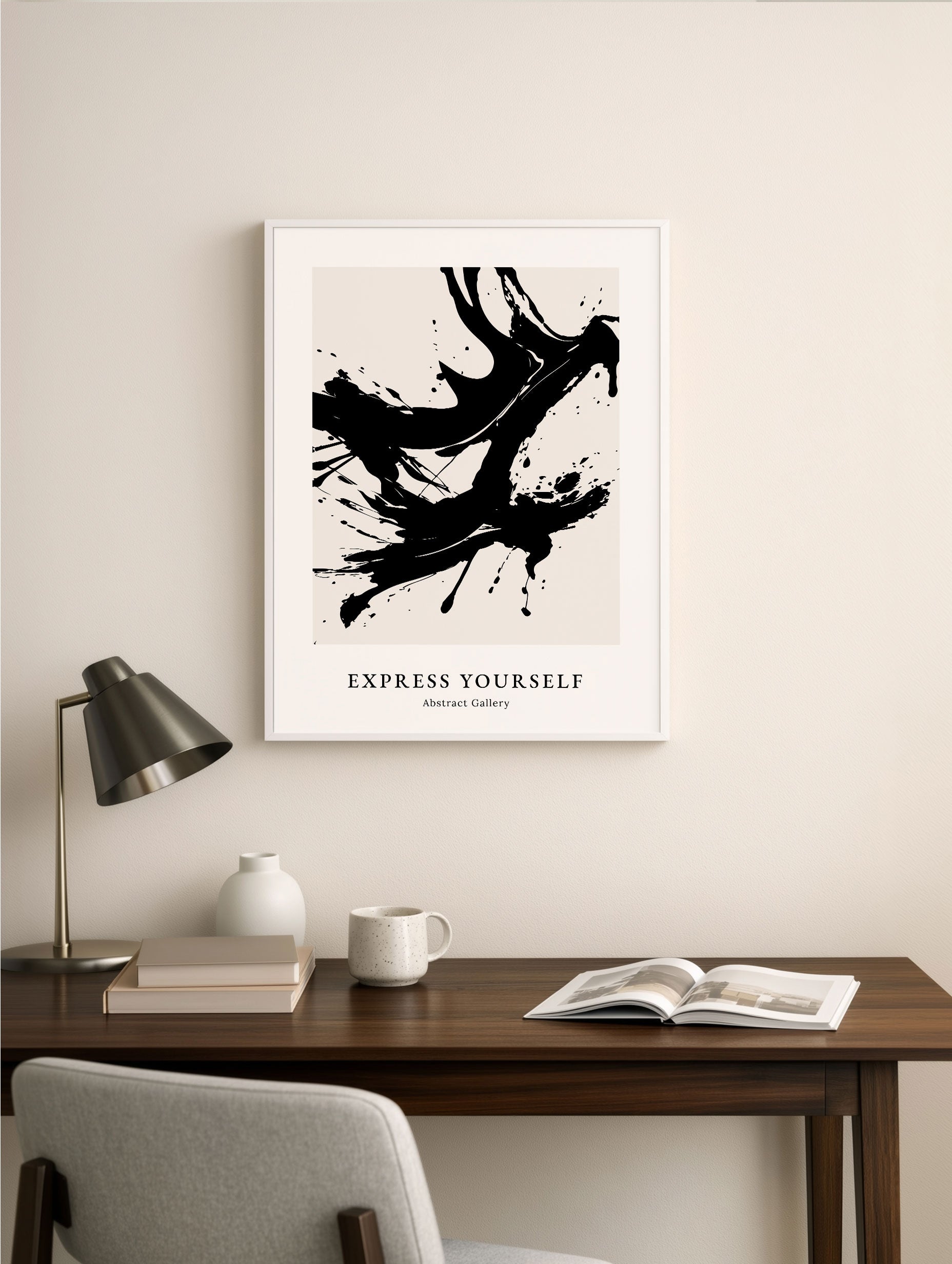 Expressive Ink Flow Poster No.4
