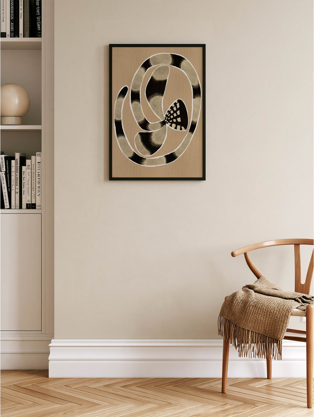 Santorini-plakat Arkitekturplakat