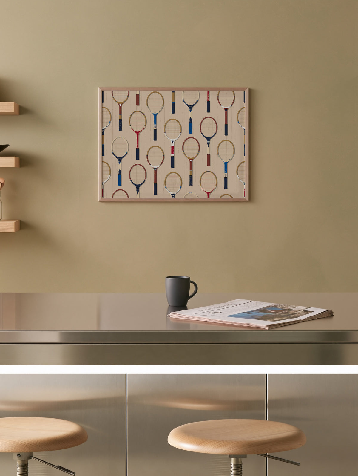 Santorini-plakat Arkitekturplakat