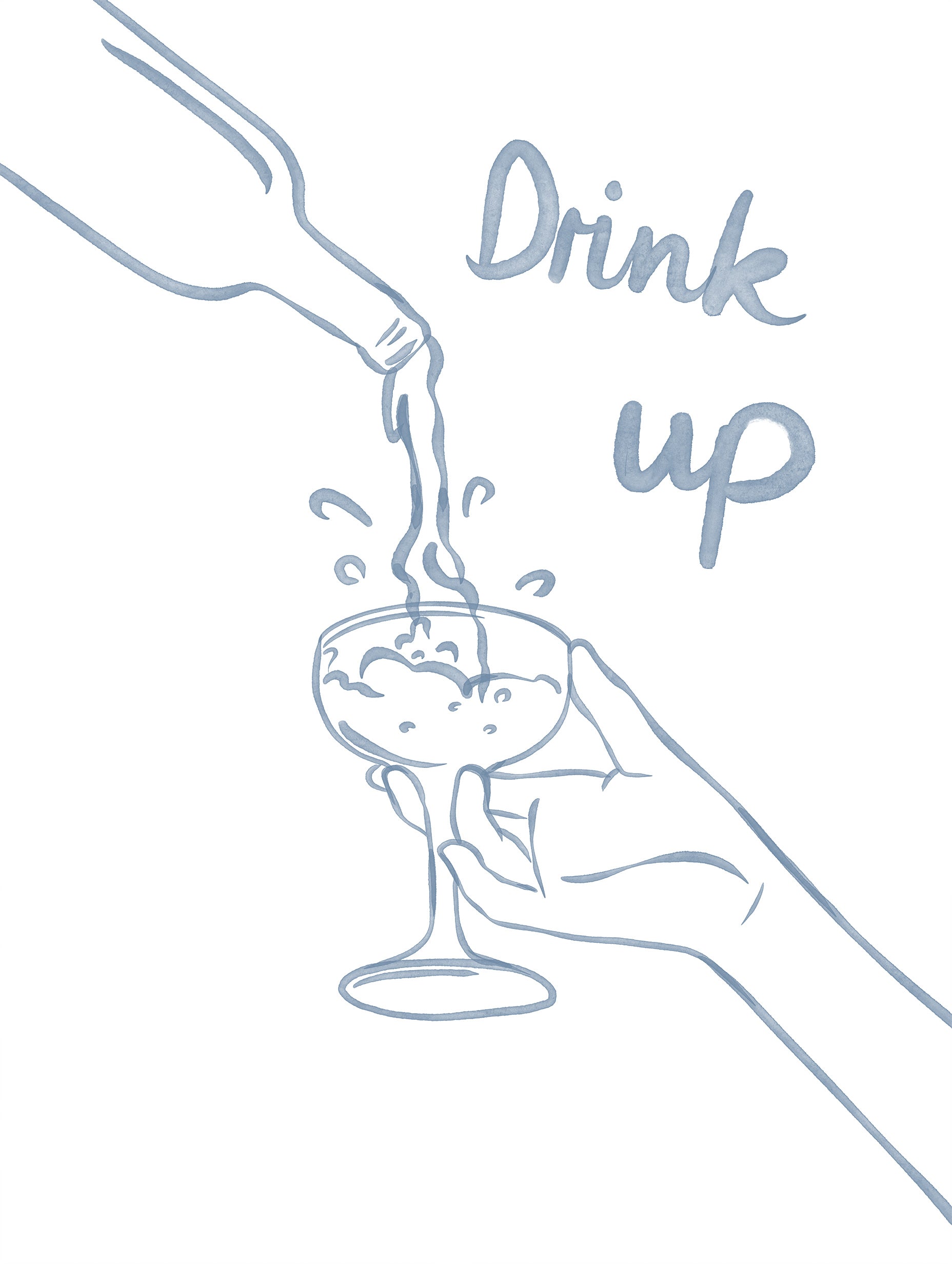 Lisen Vennesland - Drink Up Poster