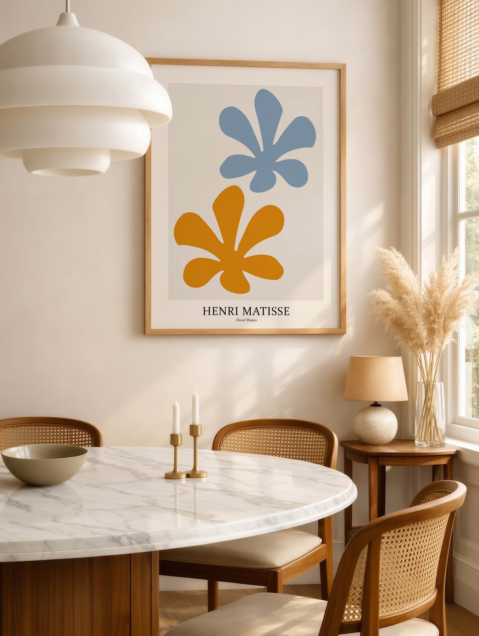 Santorini-plakat Arkitekturplakat