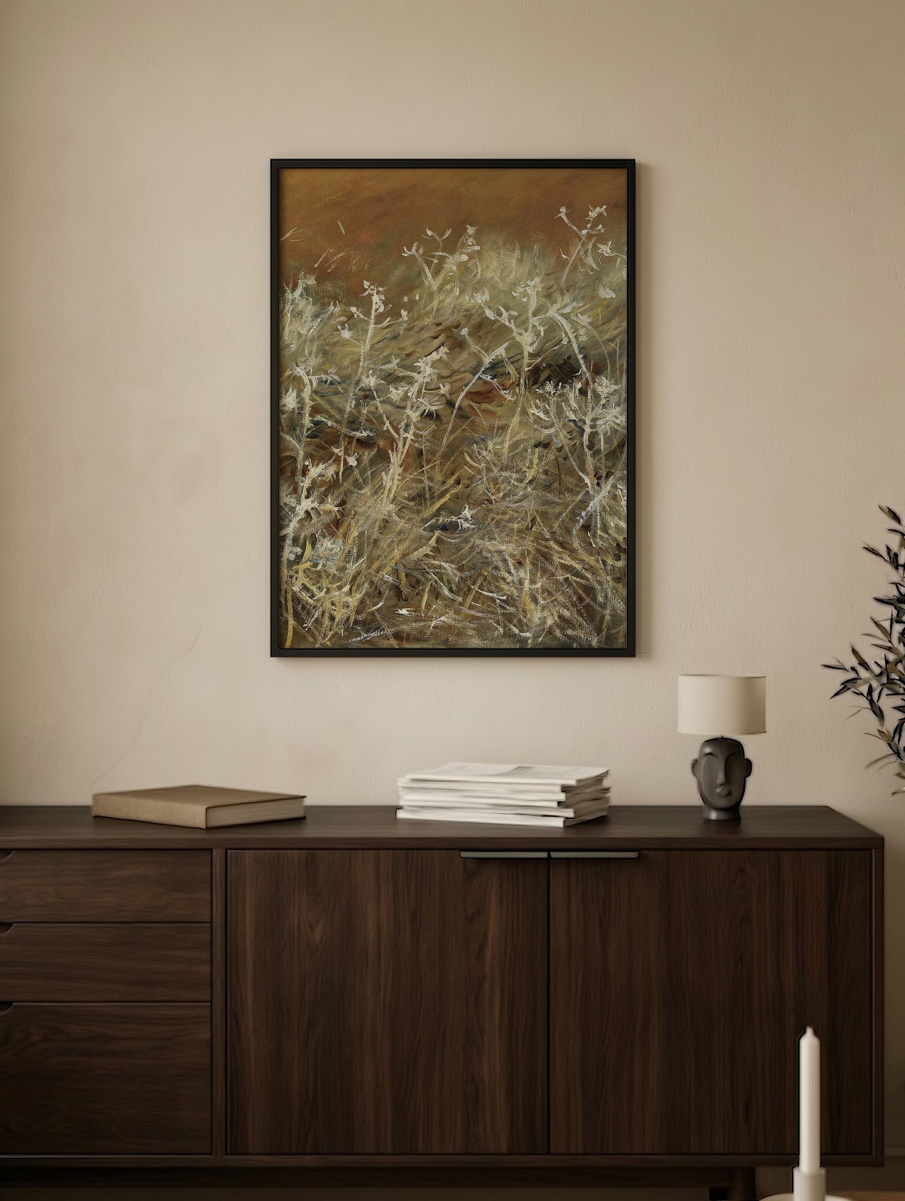 Thistles - John Singer Sargent Art Print Mockup