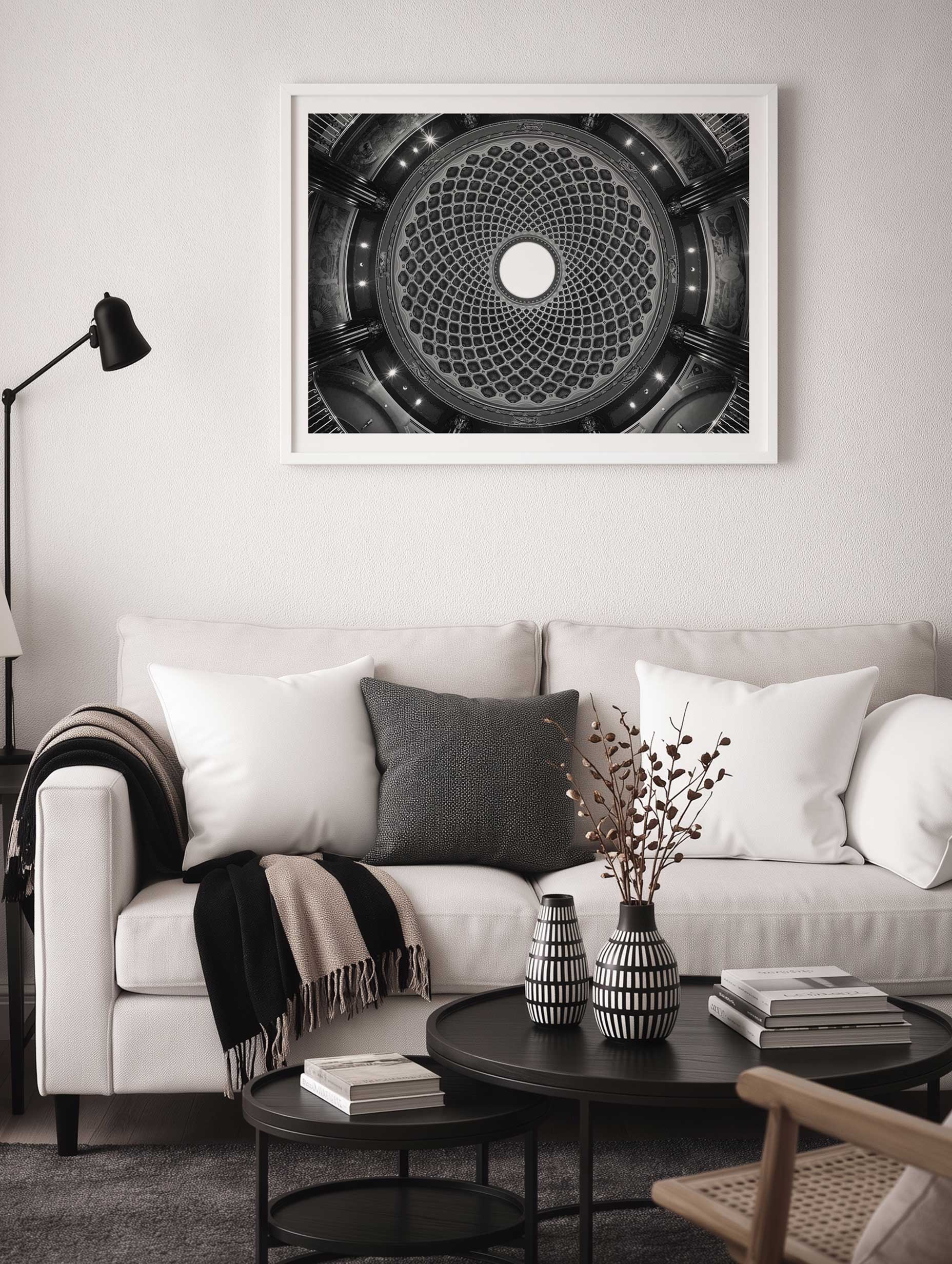Mosta Dome Architecture Poster Mockup