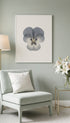 Pansy Flower Art Print Mockup