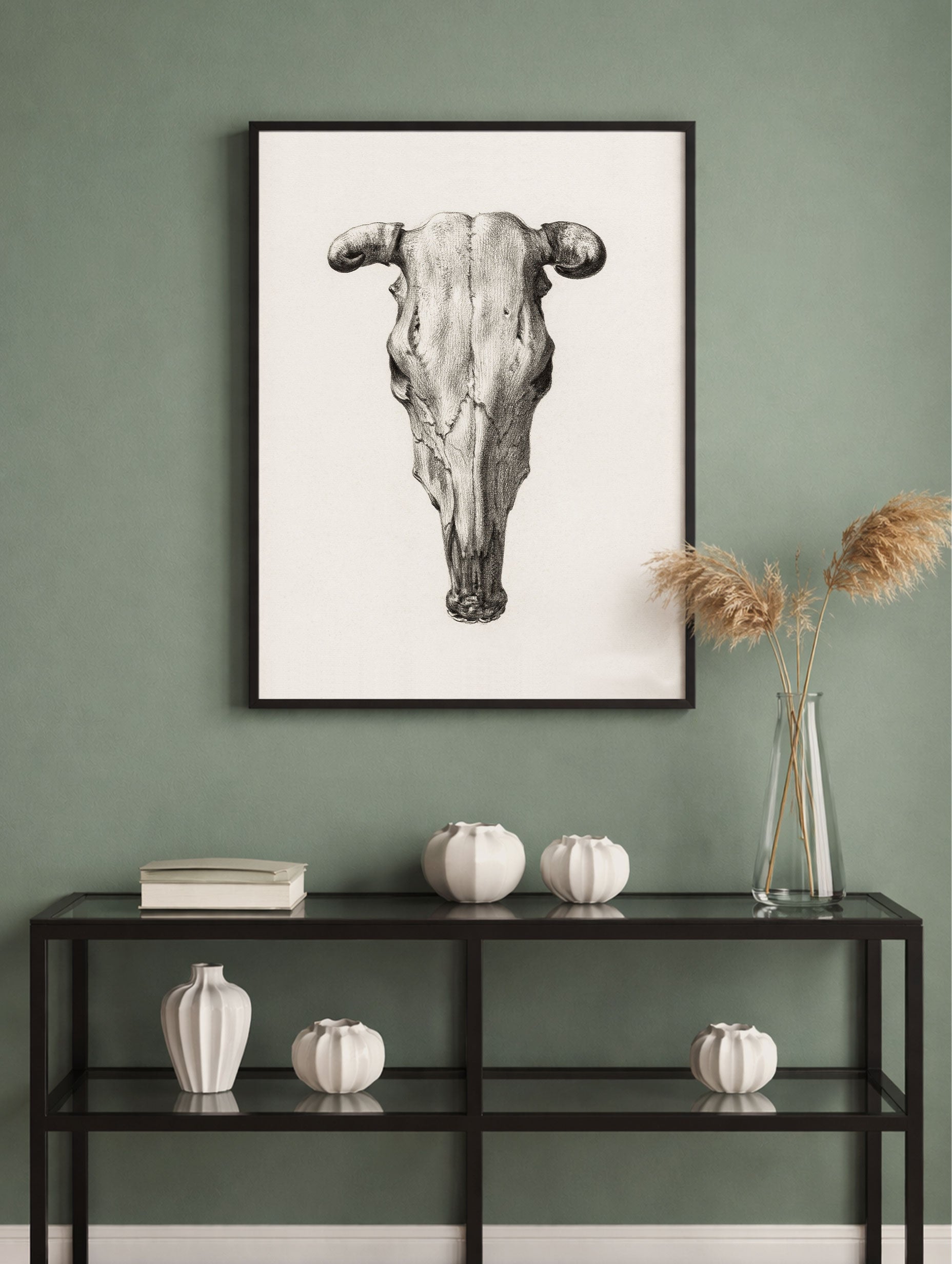 Skull of a cow - Jean Bernard Poster No 1 Mockup