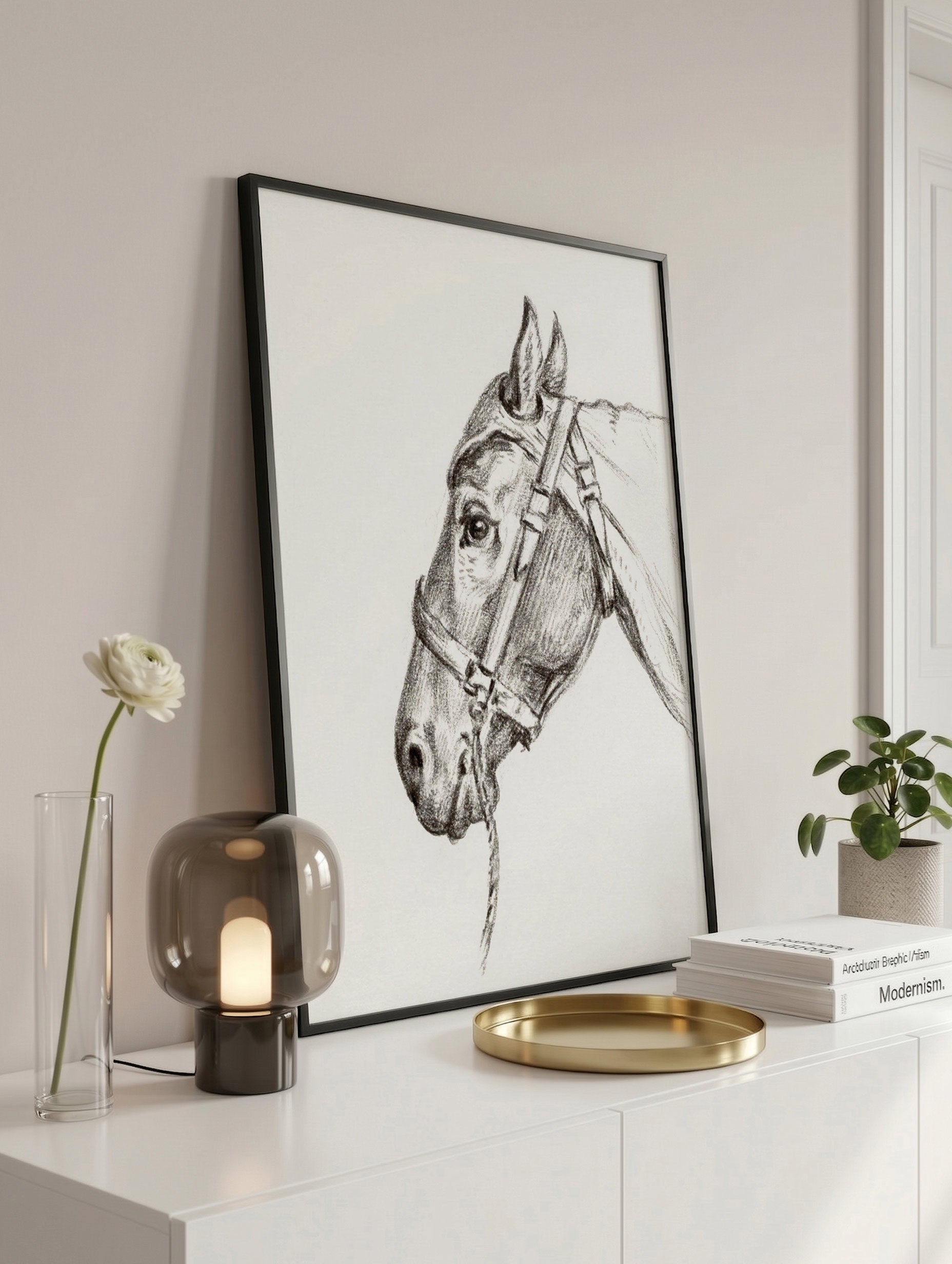 Head of a Horse - Jean Bernard Mockup