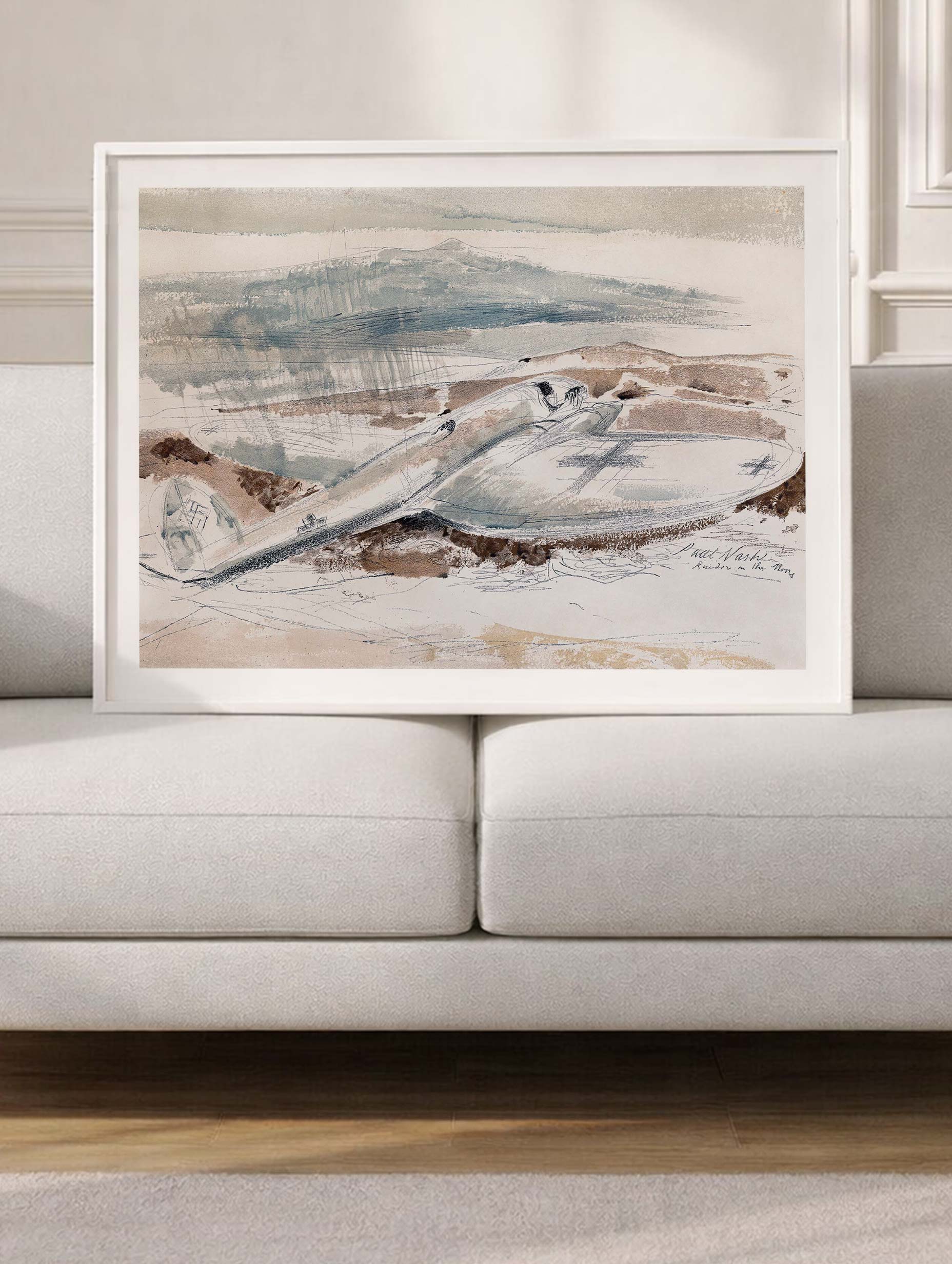 The Raider on the Moors - Paul Nash Mockup