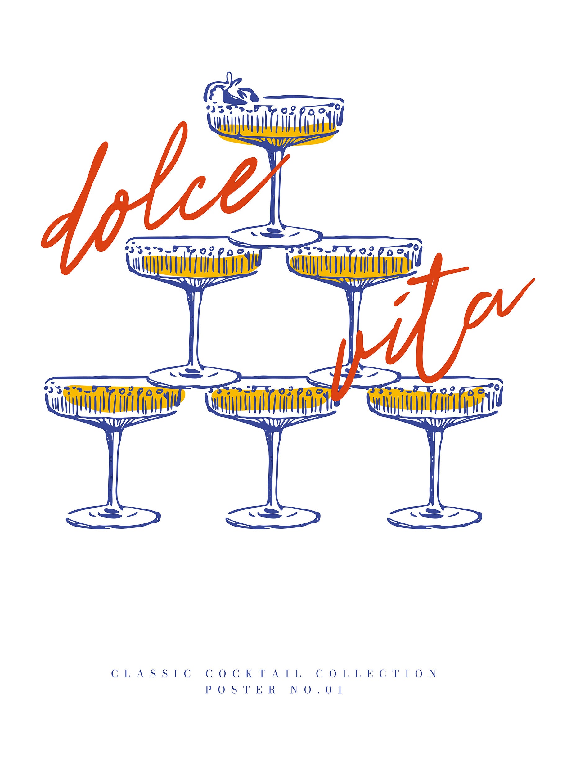 Dolce Vita Coupe Tower Poster