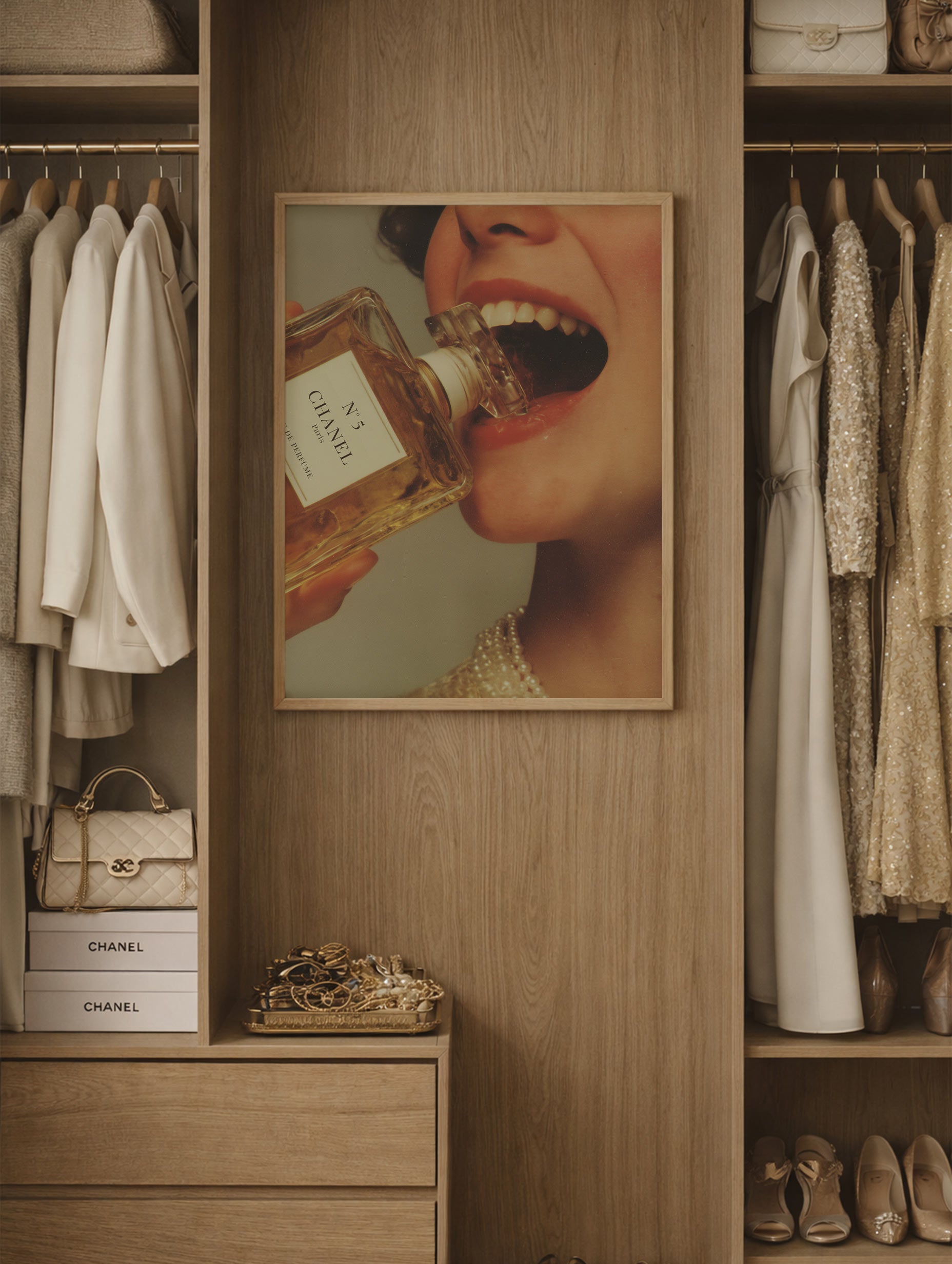 Chanel No.5 Poster Mockup