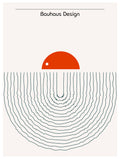 Santorini-plakat Arkitekturplakat