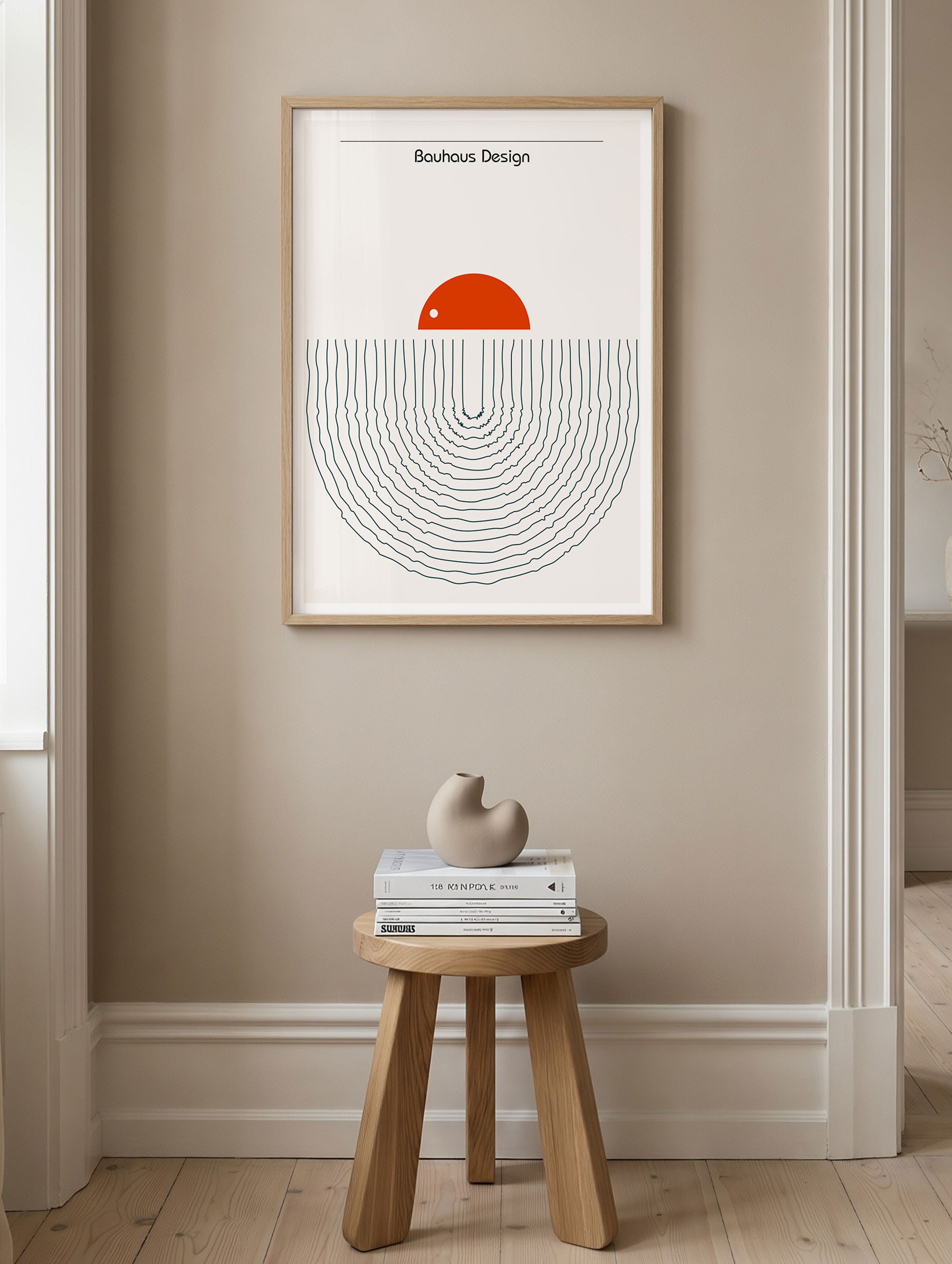 Santorini-plakat Arkitekturplakat