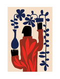 Santorini-plakat Arkitekturplakat