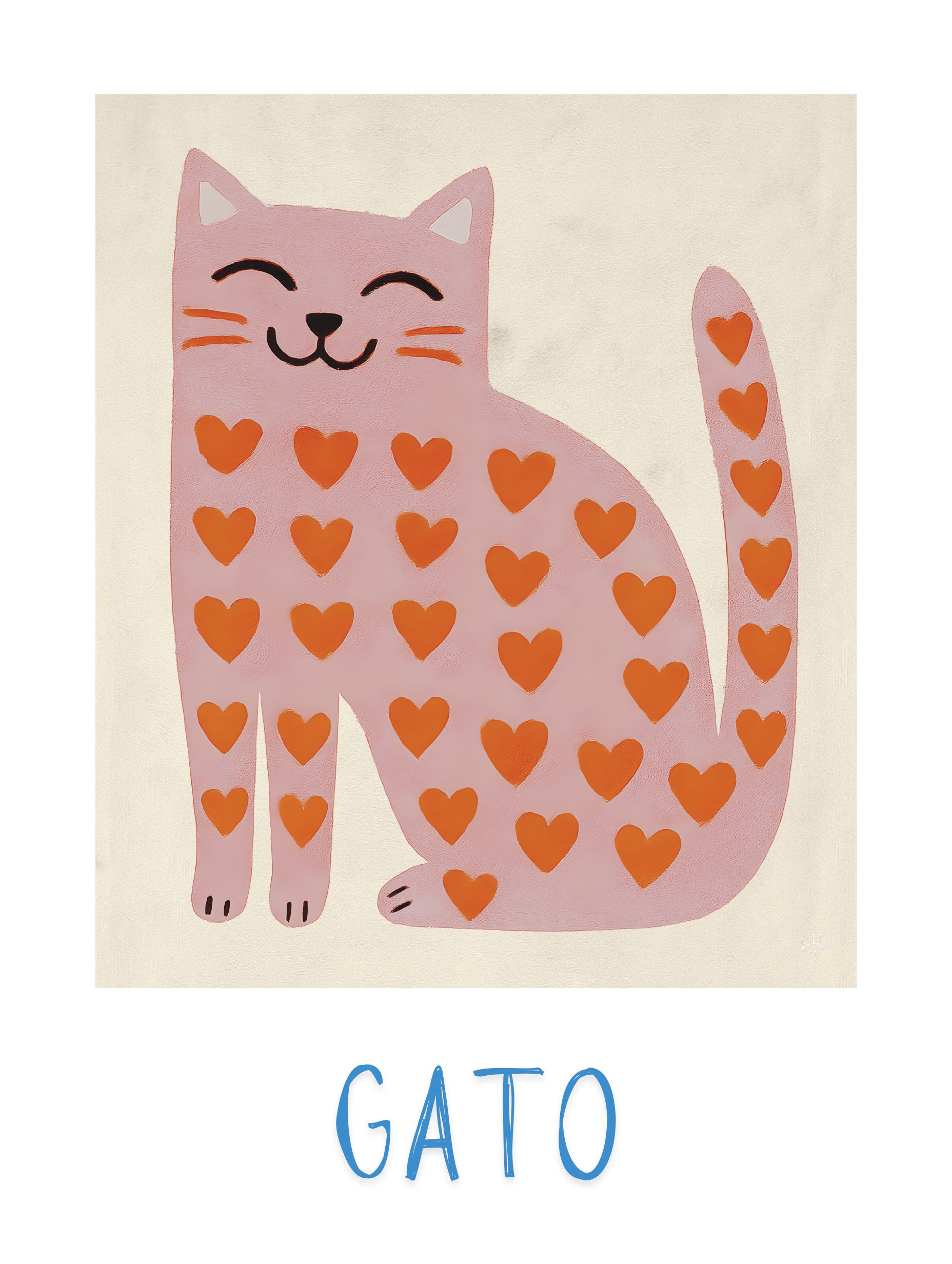 Merel Takken - Gato Poster
