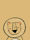 Laura Pantony - Inky Lion Poster