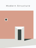 Santorini-plakat Arkitekturplakat