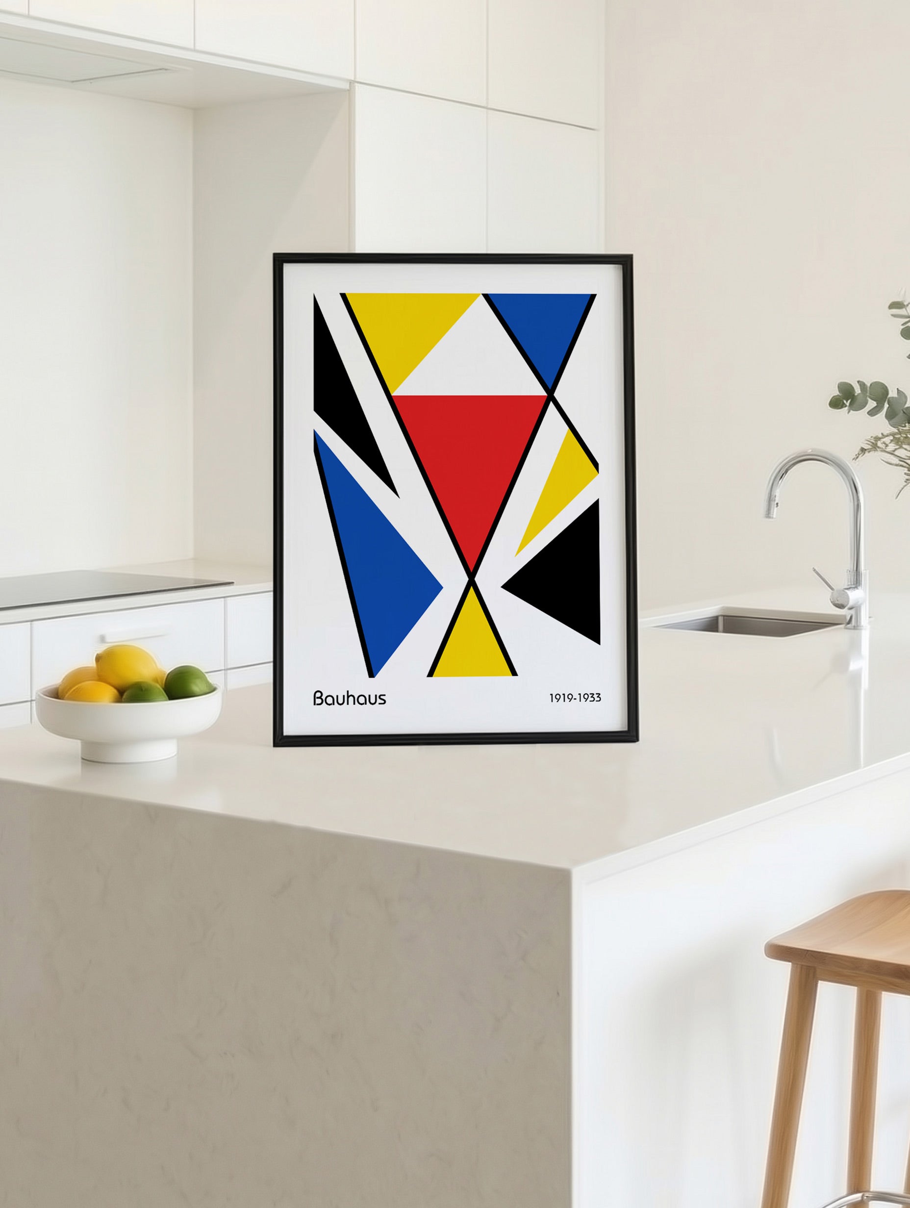 Prismatisk Bauhaus-affisch