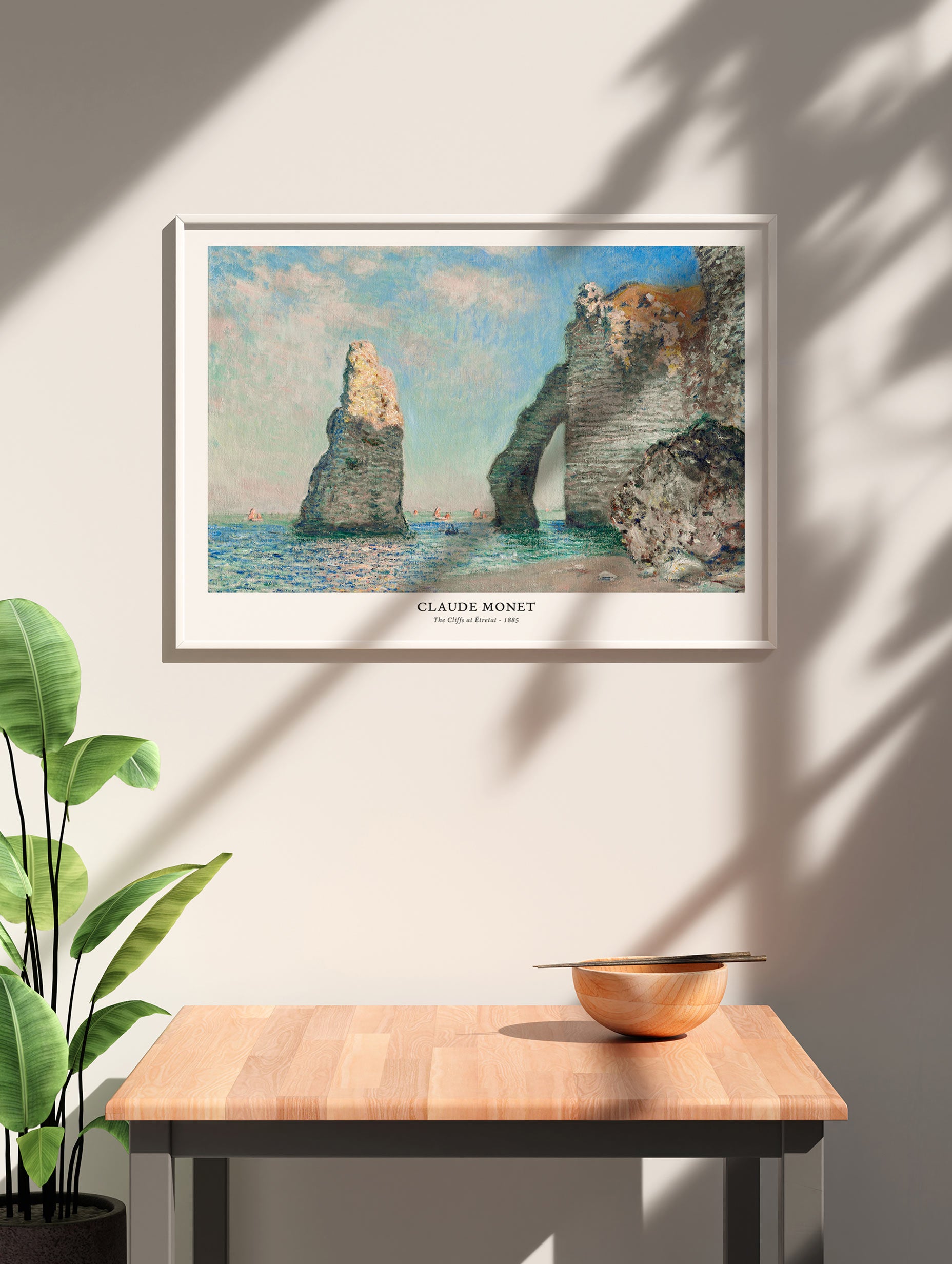 The Cliffs at Étretat - Claude Monet
