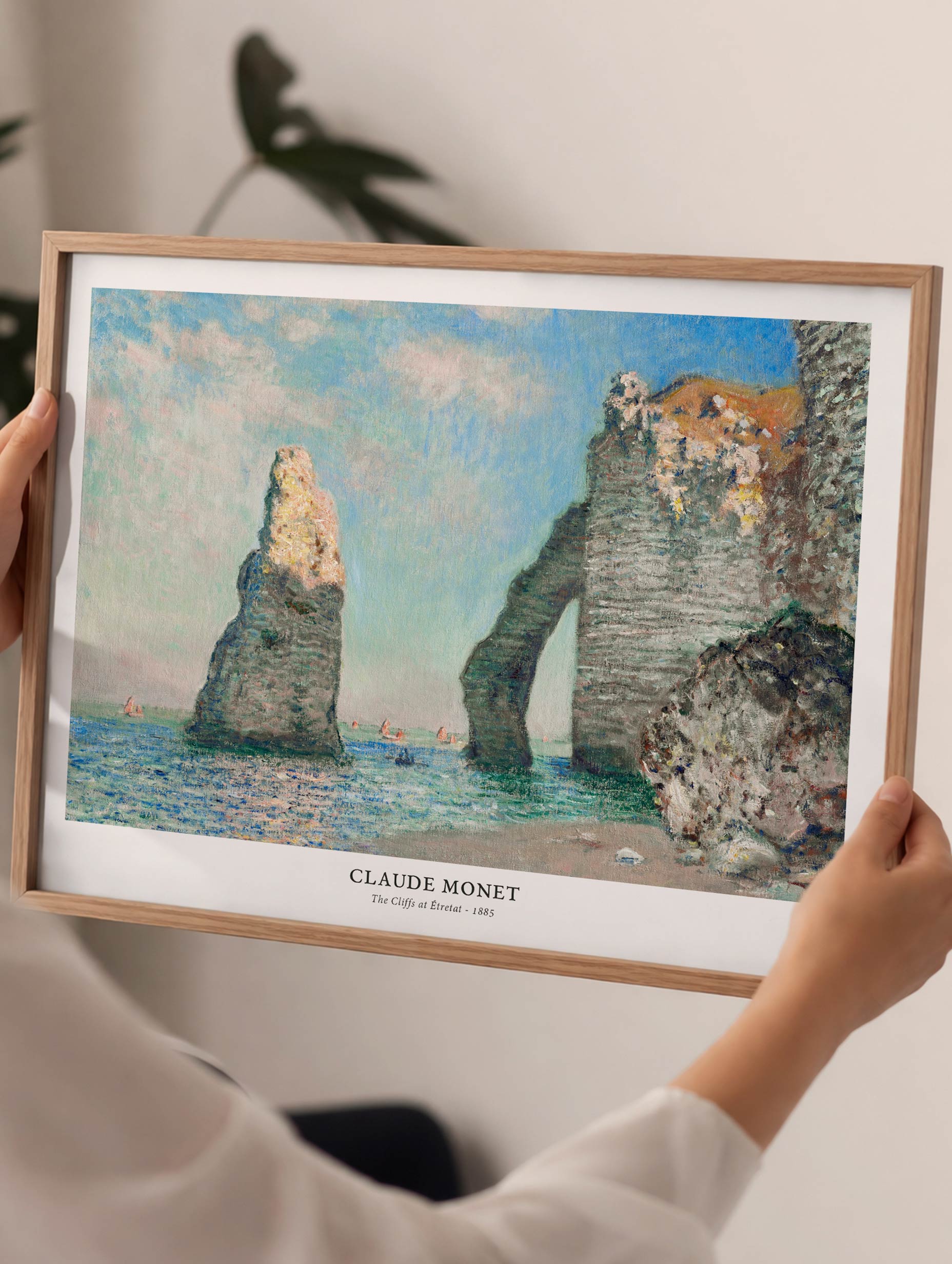 The Cliffs at Étretat - Claude Monet