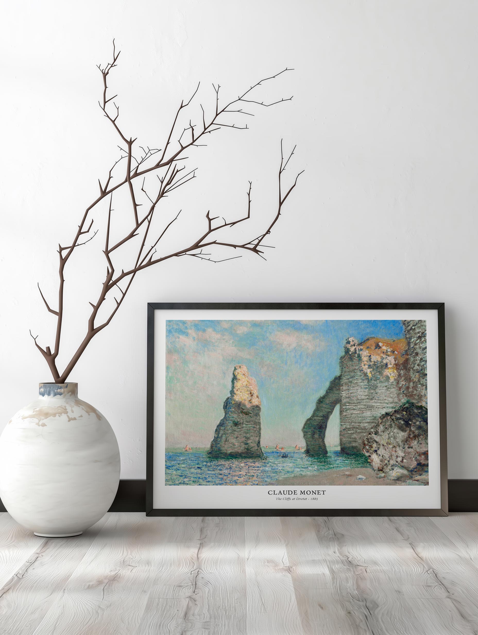 The Cliffs at Étretat - Claude Monet