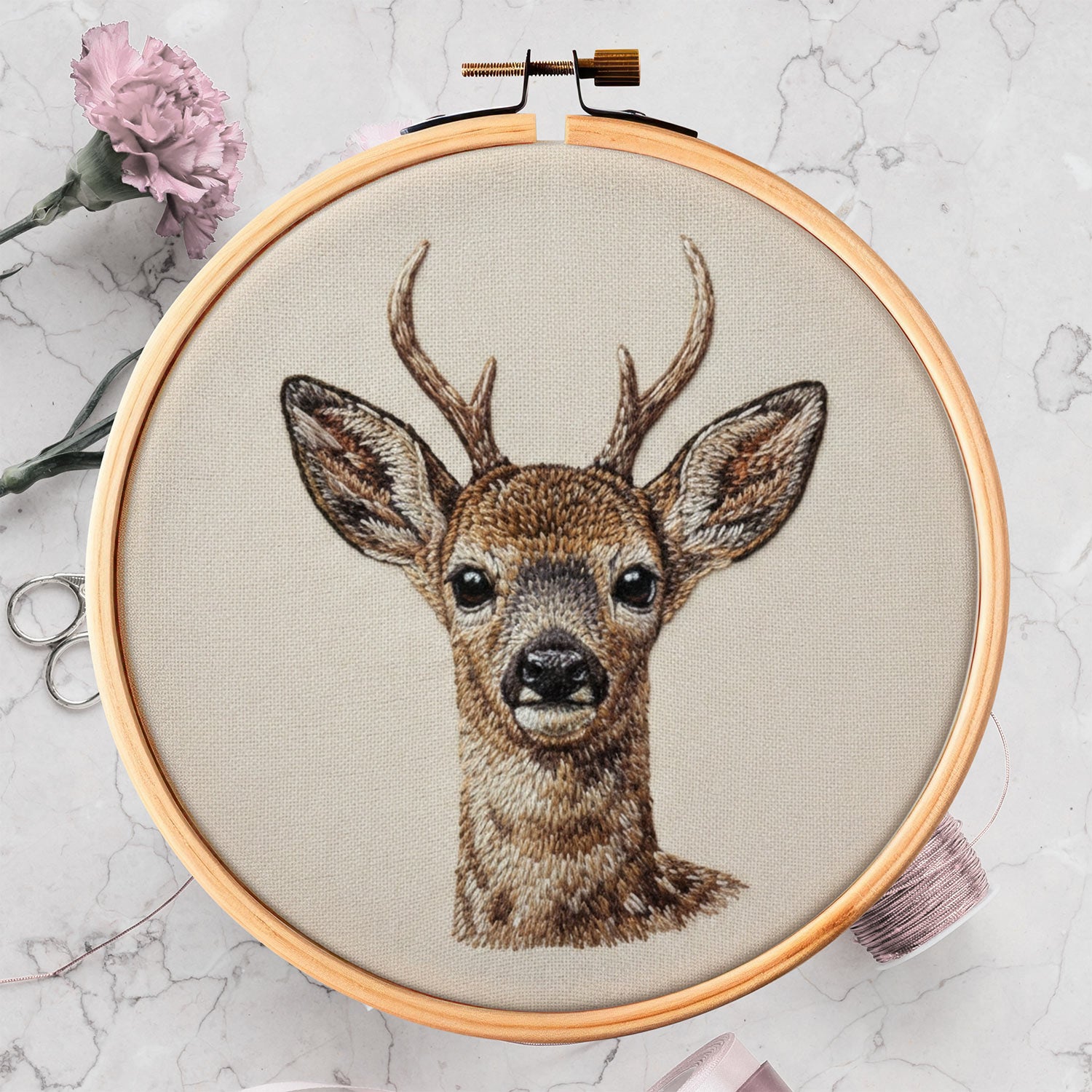 Baby Deer Embroidery Design