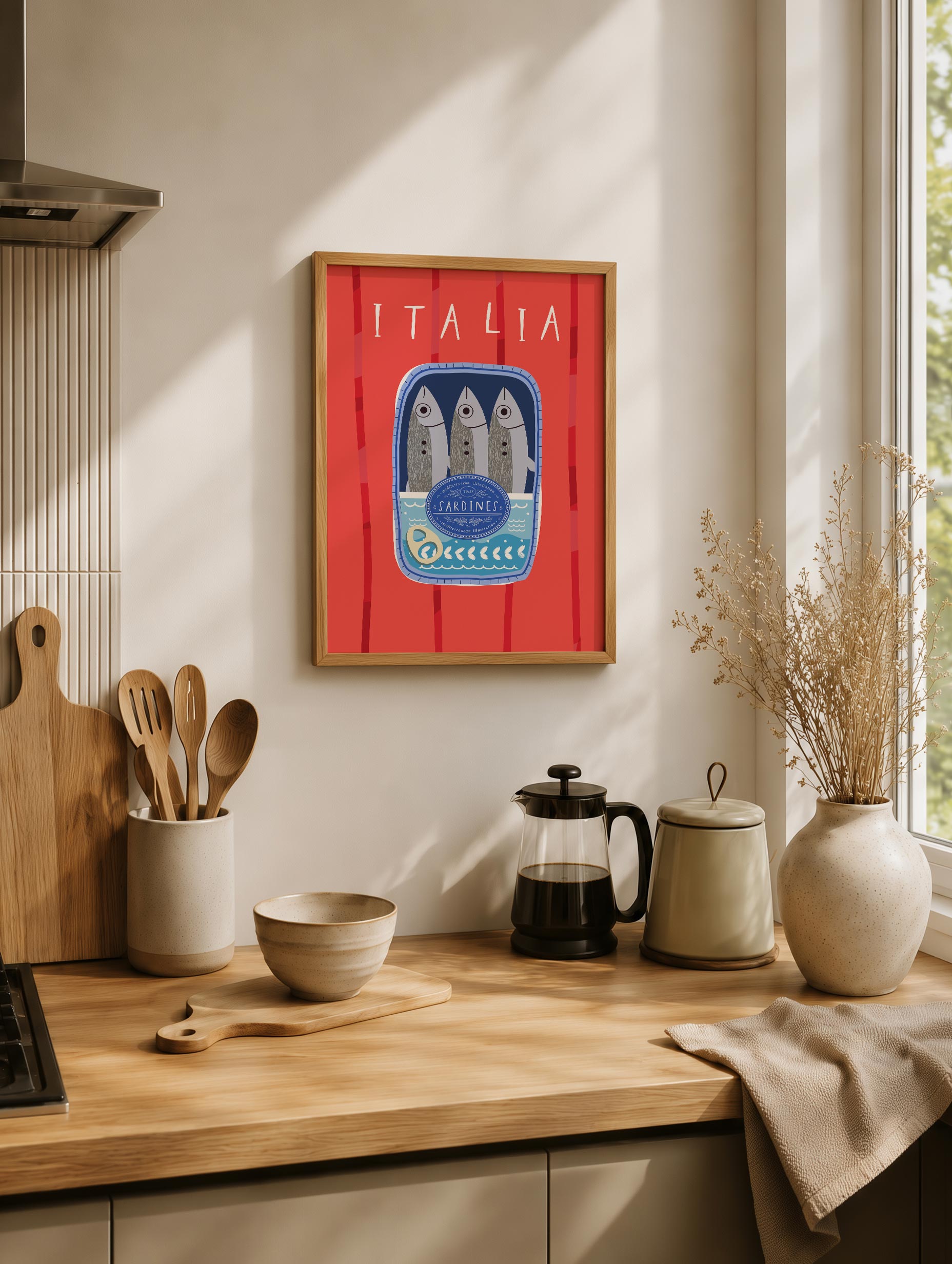 Italia Sardines Poster