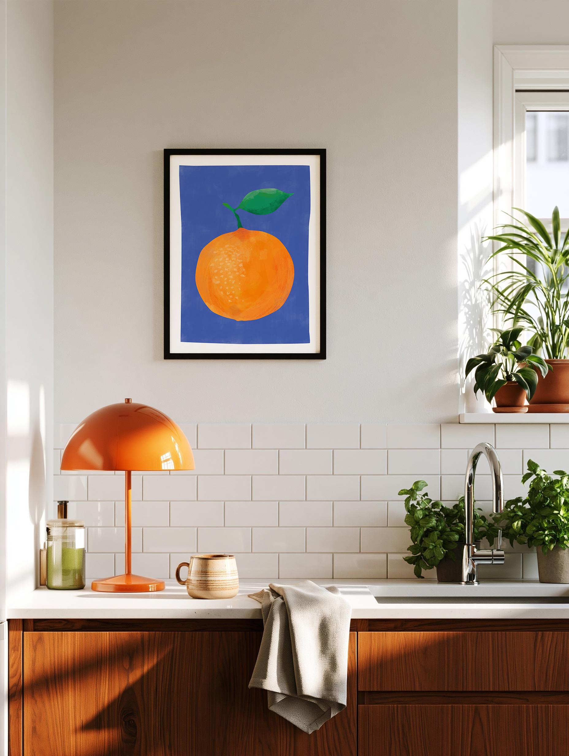 Elena Ristova - Vibrant Orange Fruit Poster