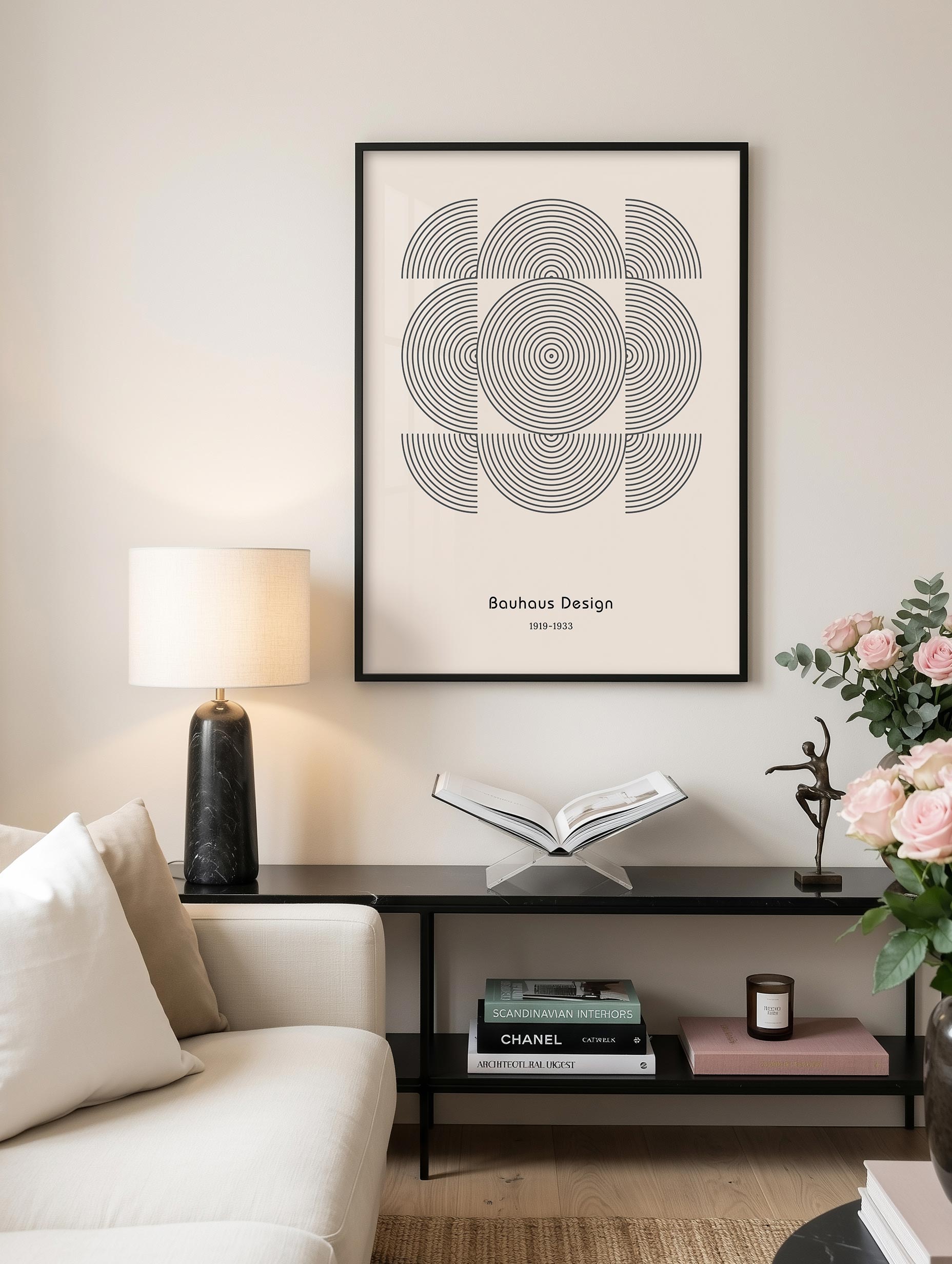 Santorini-plakat Arkitekturplakat