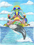 Linnea Pergola - Breaching-Whale-Master Poster