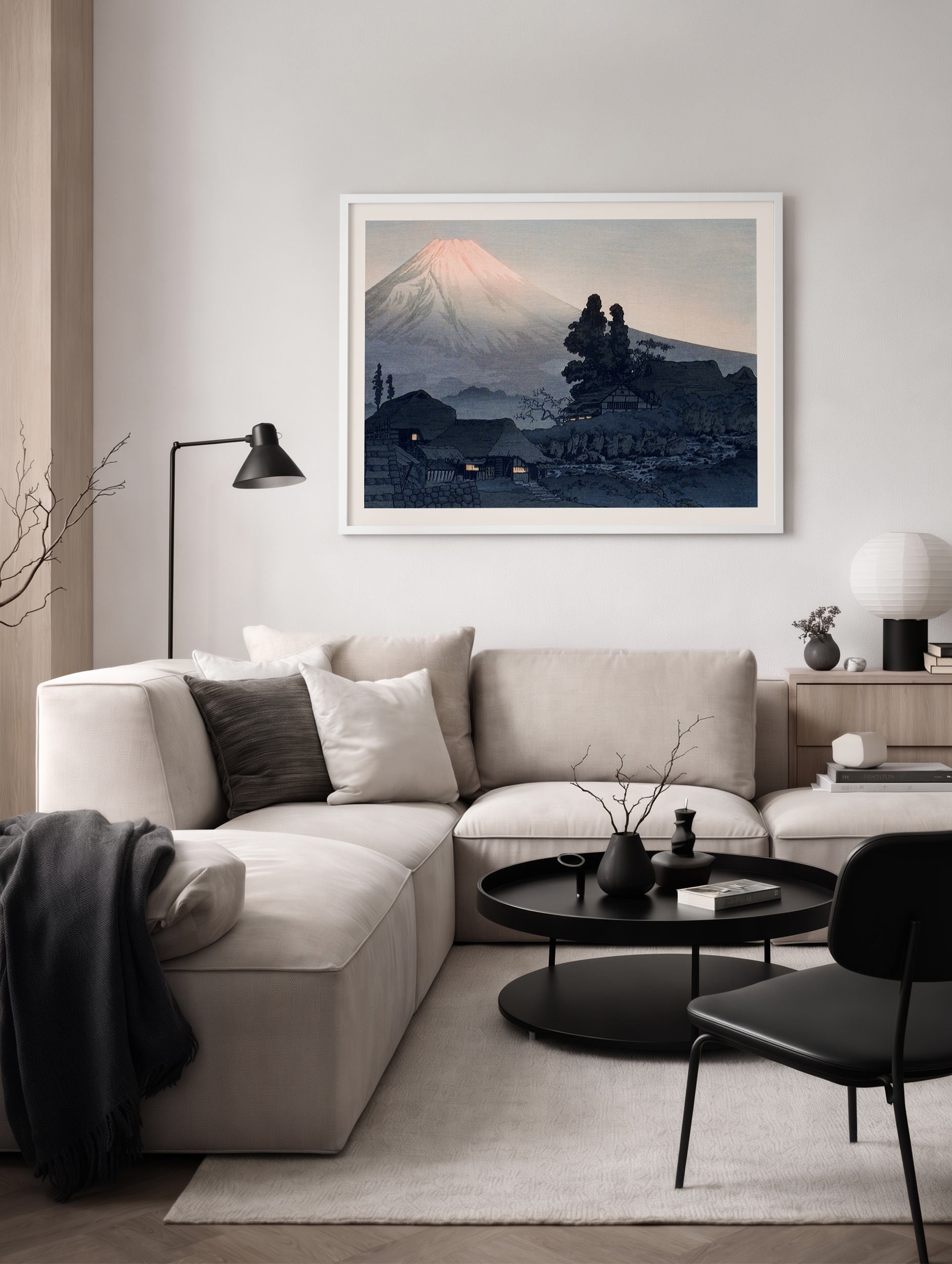 Fuji at Mizukubo Evening Poster