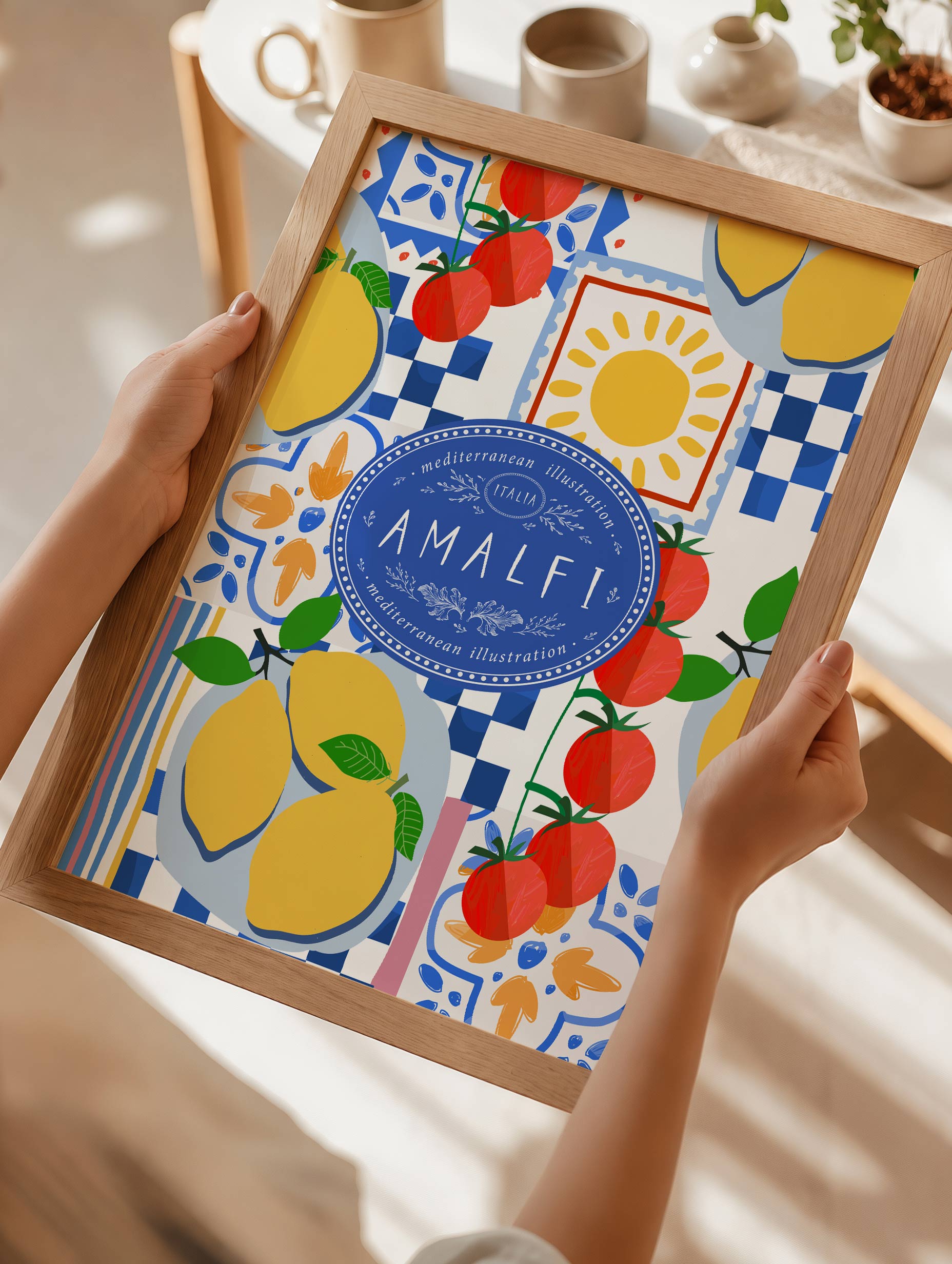 Amalfi Mediterranean Poster