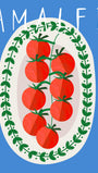 Amalfi Tomato Plate Poster