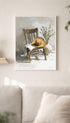 Vintage Oil Painting Art Print Mockup