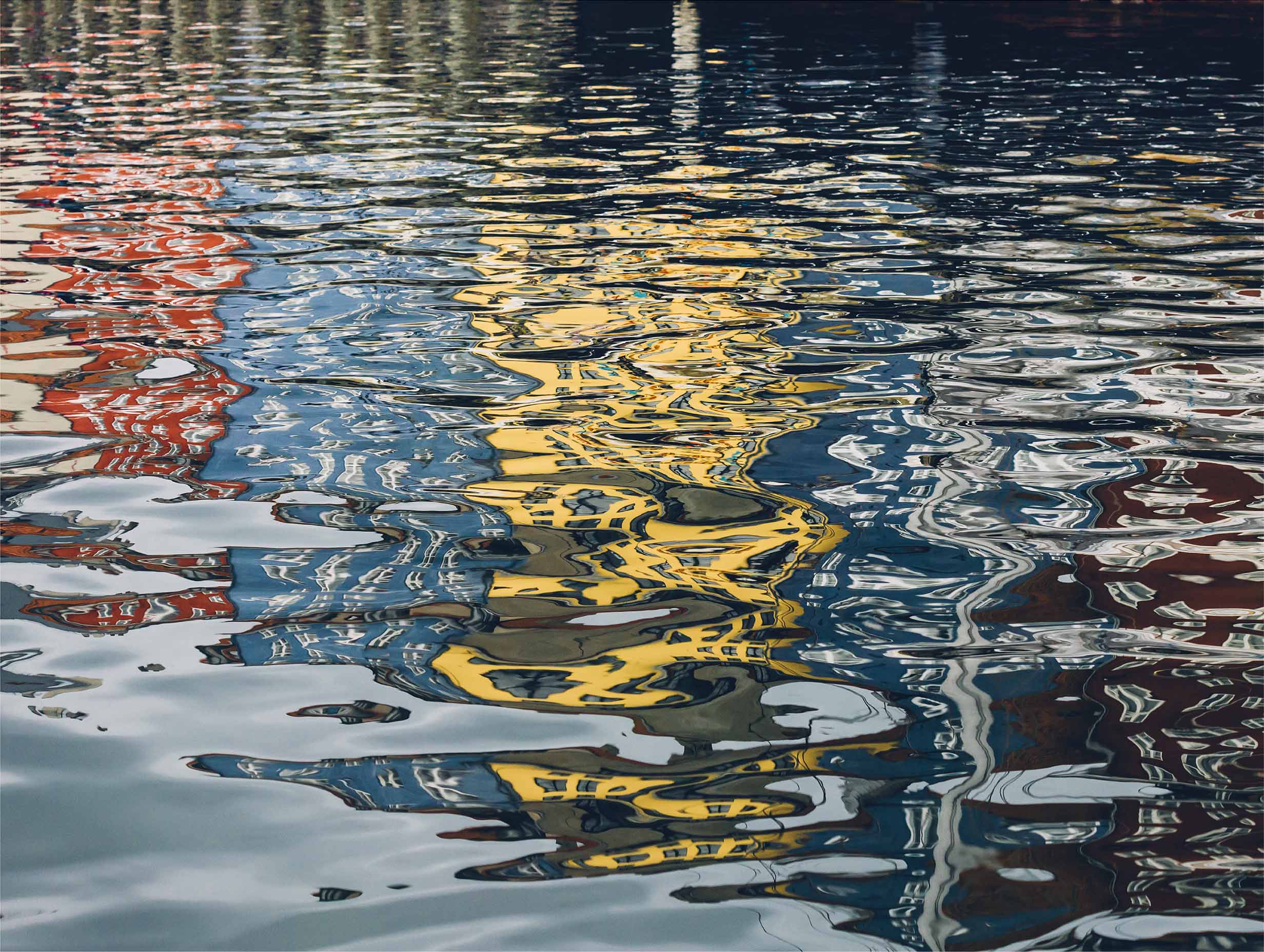 Amsterdam Canal Reflections Poster No. 4