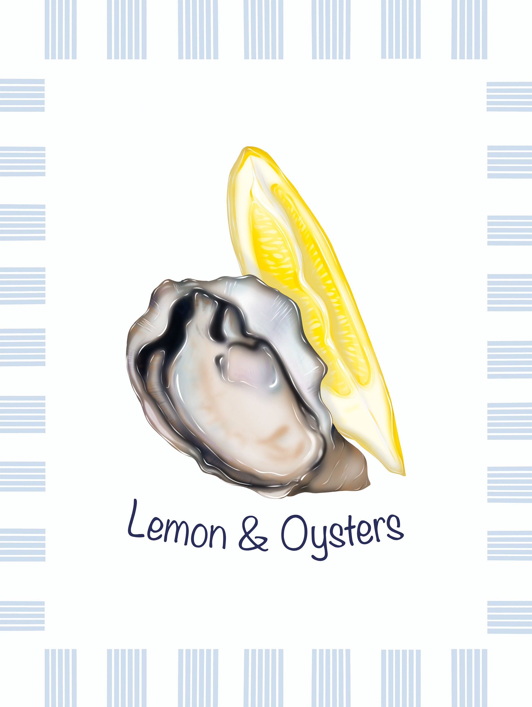 Lisen Vennesland - Lemon & Oysters Poster