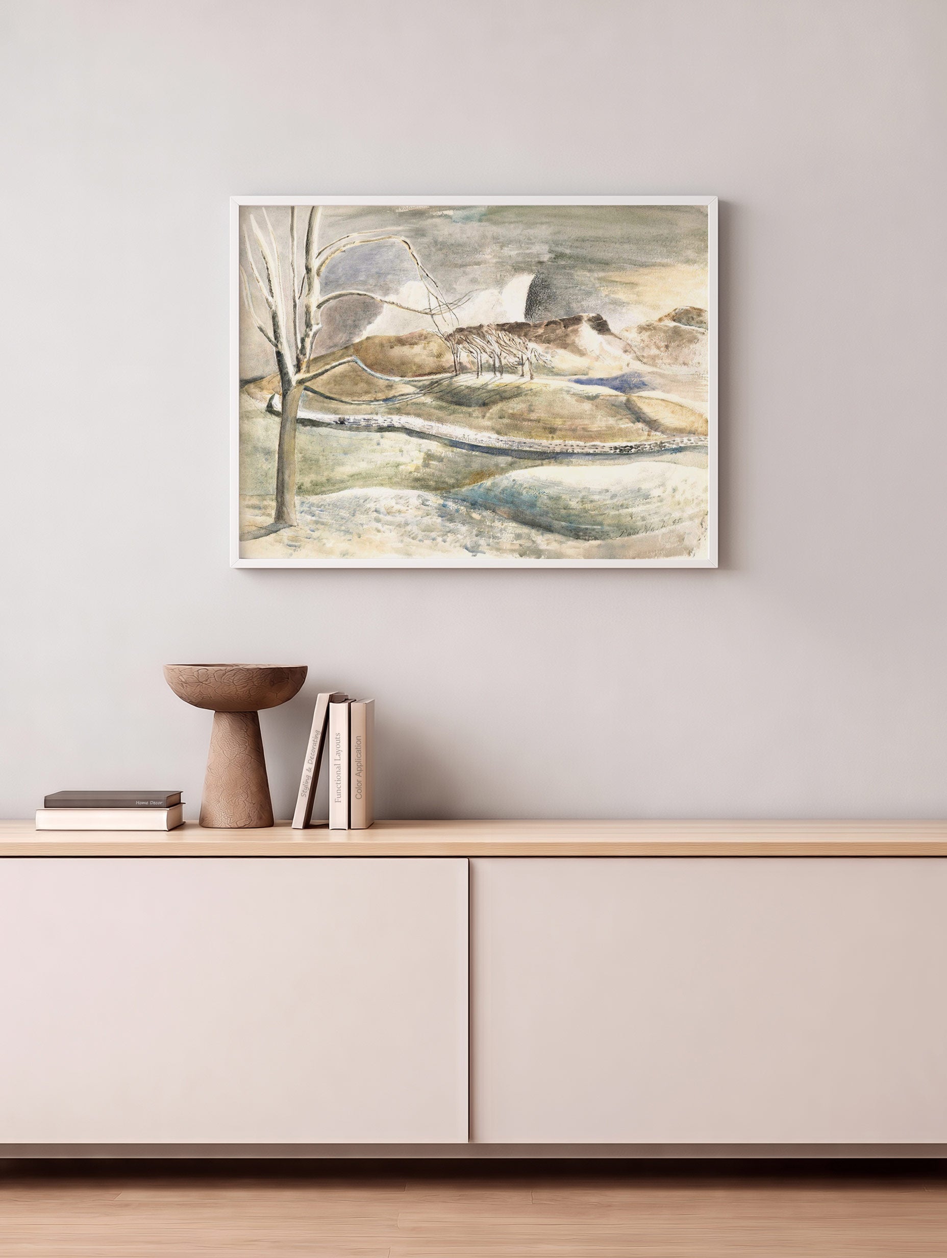 Måneoppgang over Cleeve Hill - Paul Nash