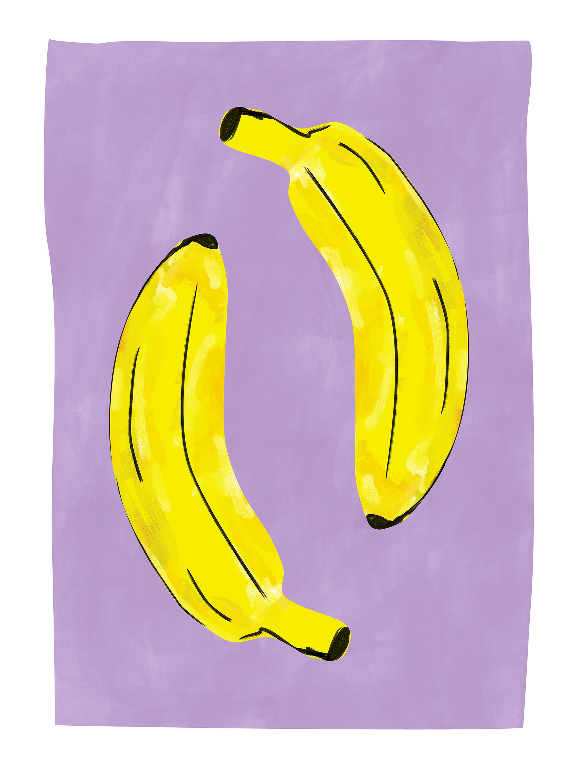 Elena Ristova - Pop Art Bananas Poster