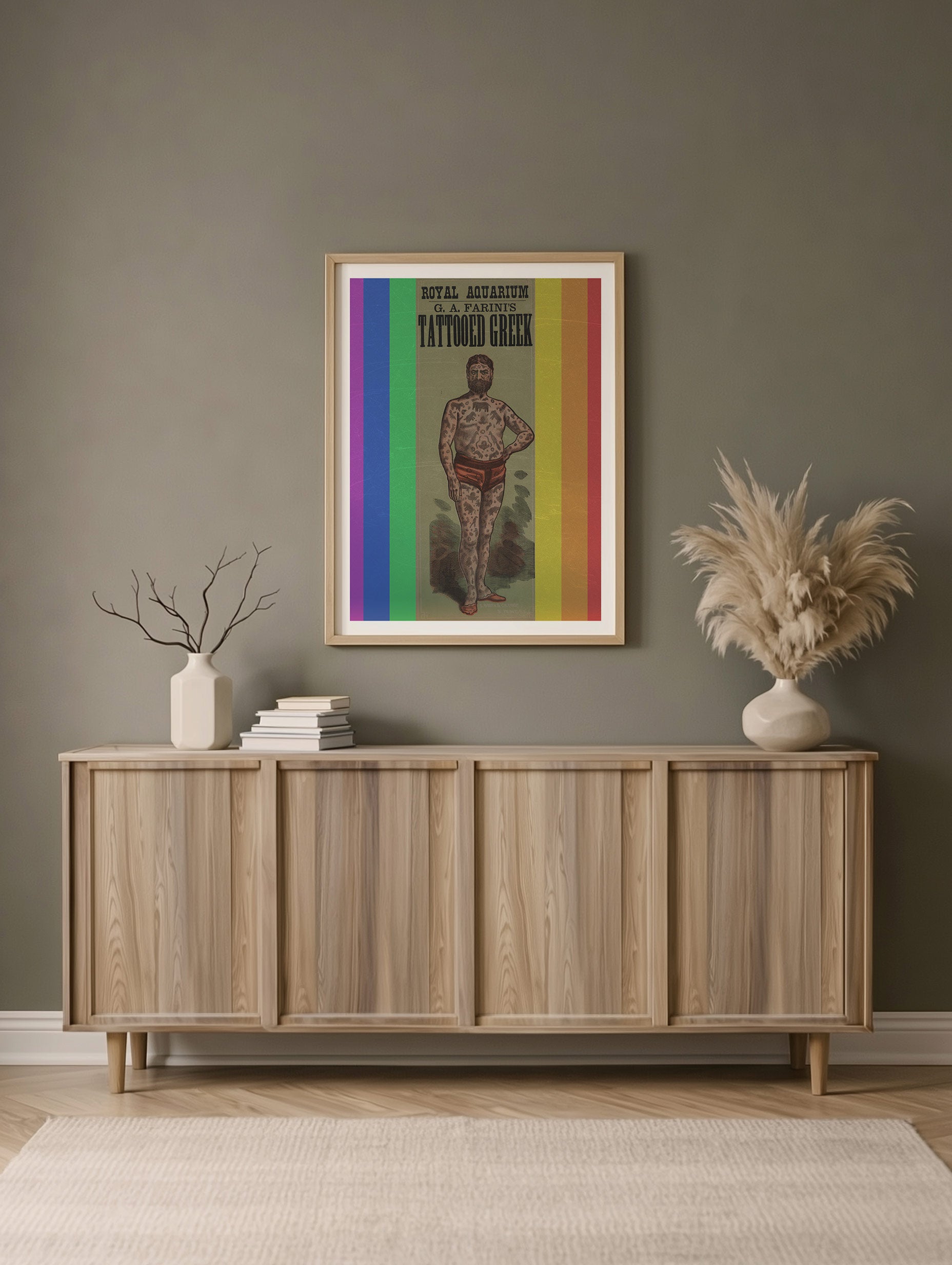 Kongelige Akvarium Ga Farinis - Tatovert greker
