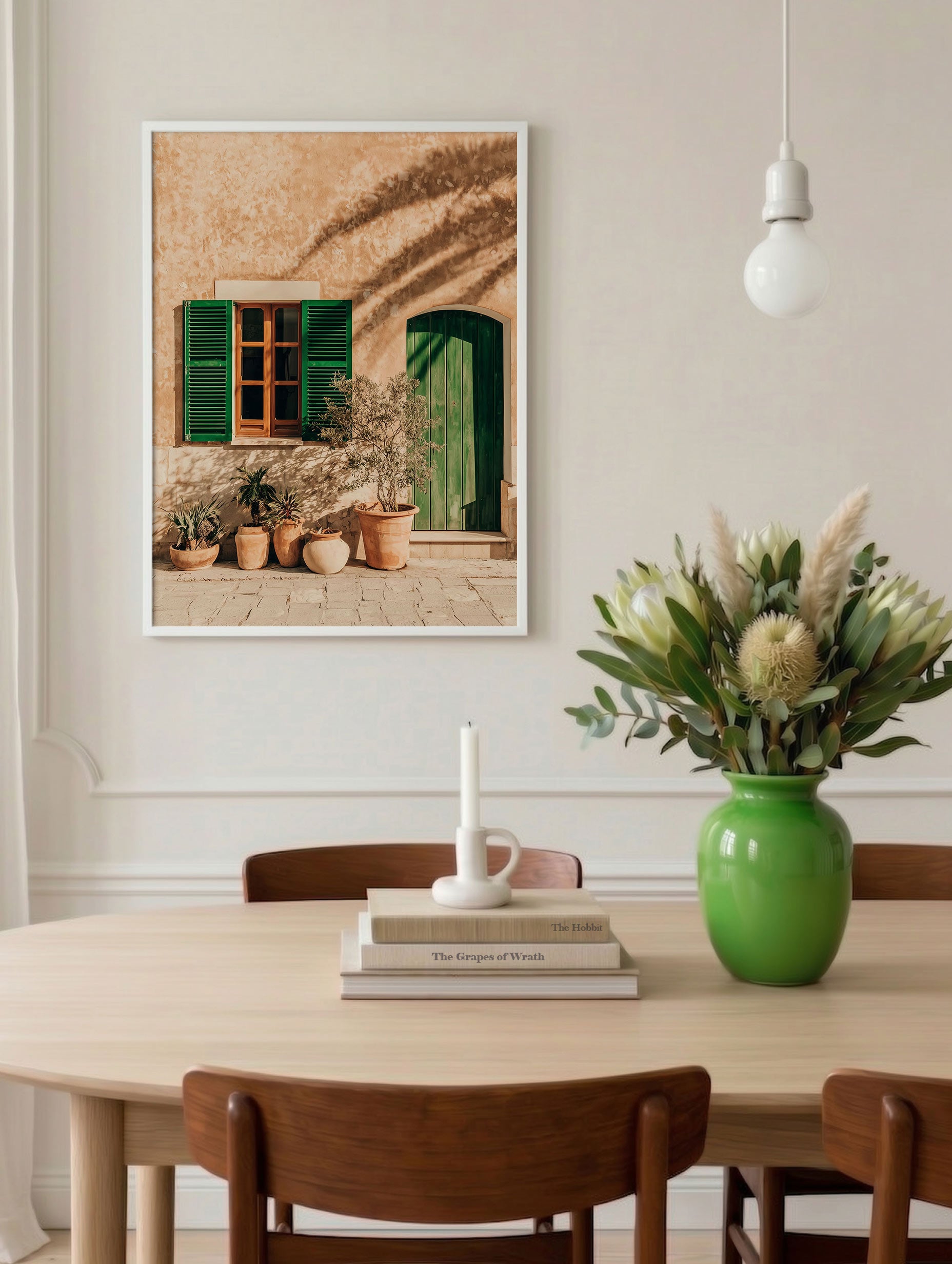 Mediterranean Photography Wall Art Poster Mockup