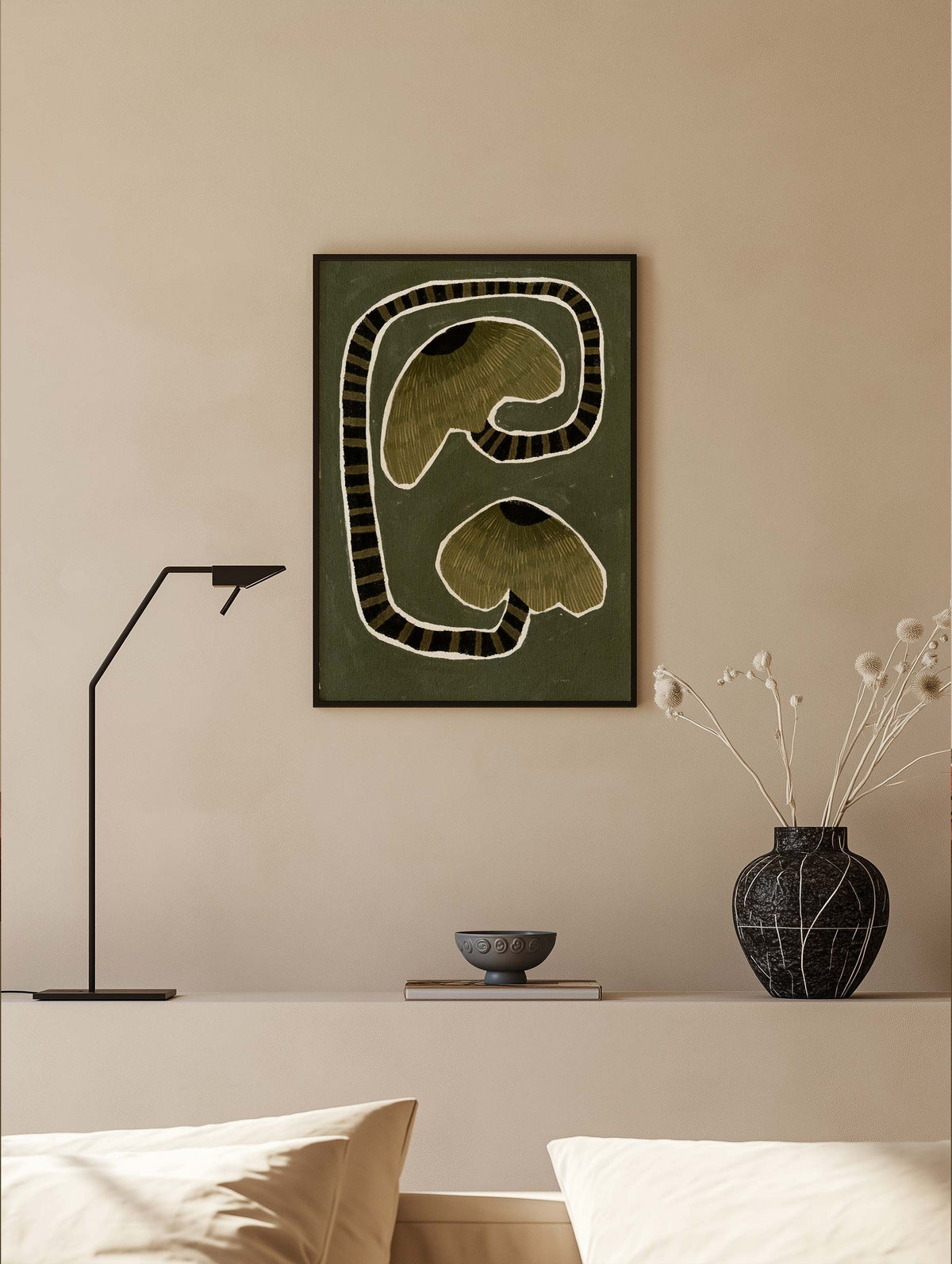 Santorini-plakat Arkitekturplakat