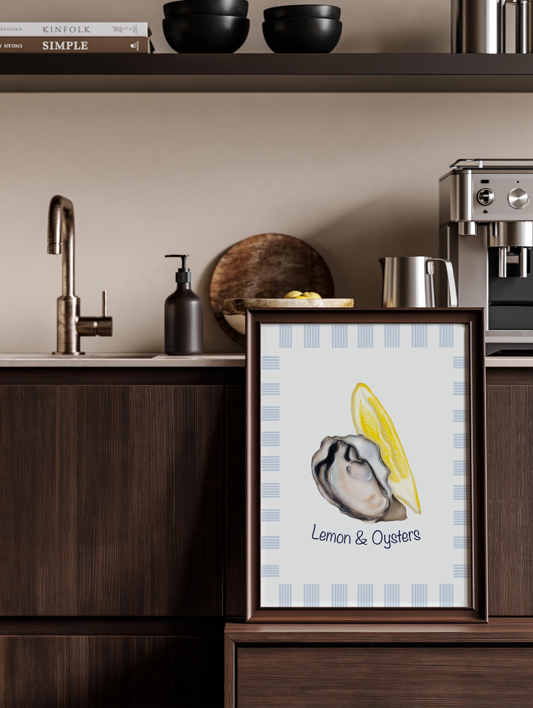 Lisen Vennesland - Lemon & Oysters Poster
