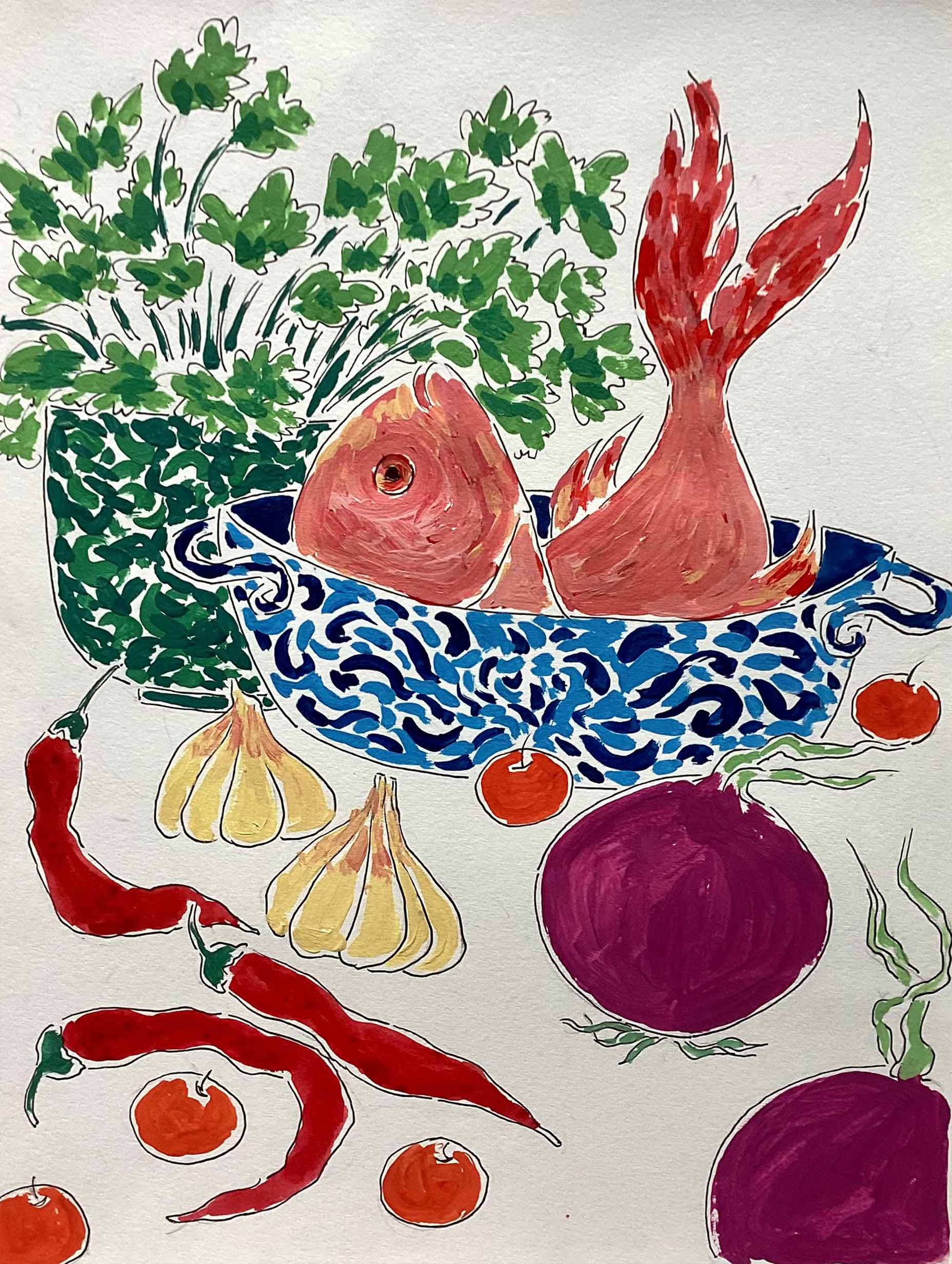 Rushati Chowdhury - Kitchen Still Life Poster