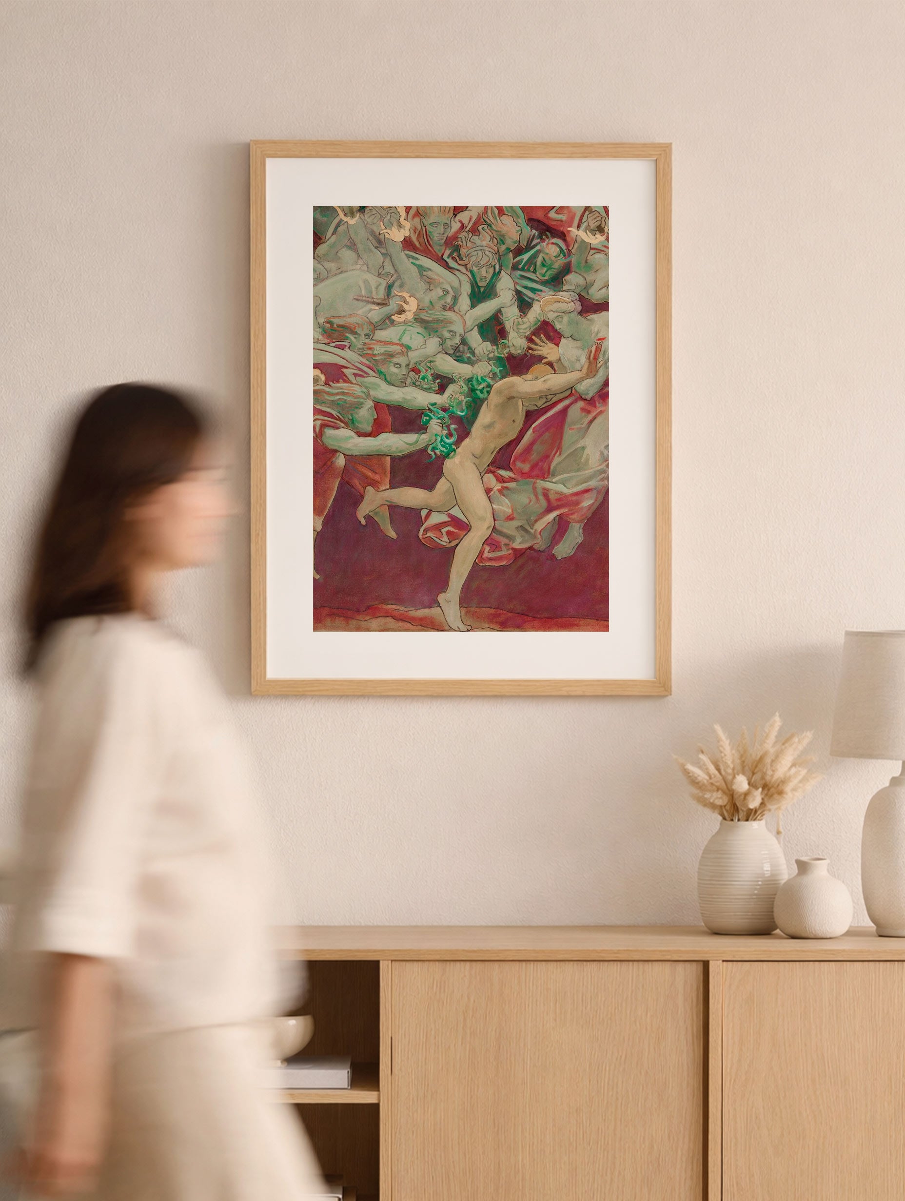 Orestes and the Furies John Singer Sargent Art Print Mockup