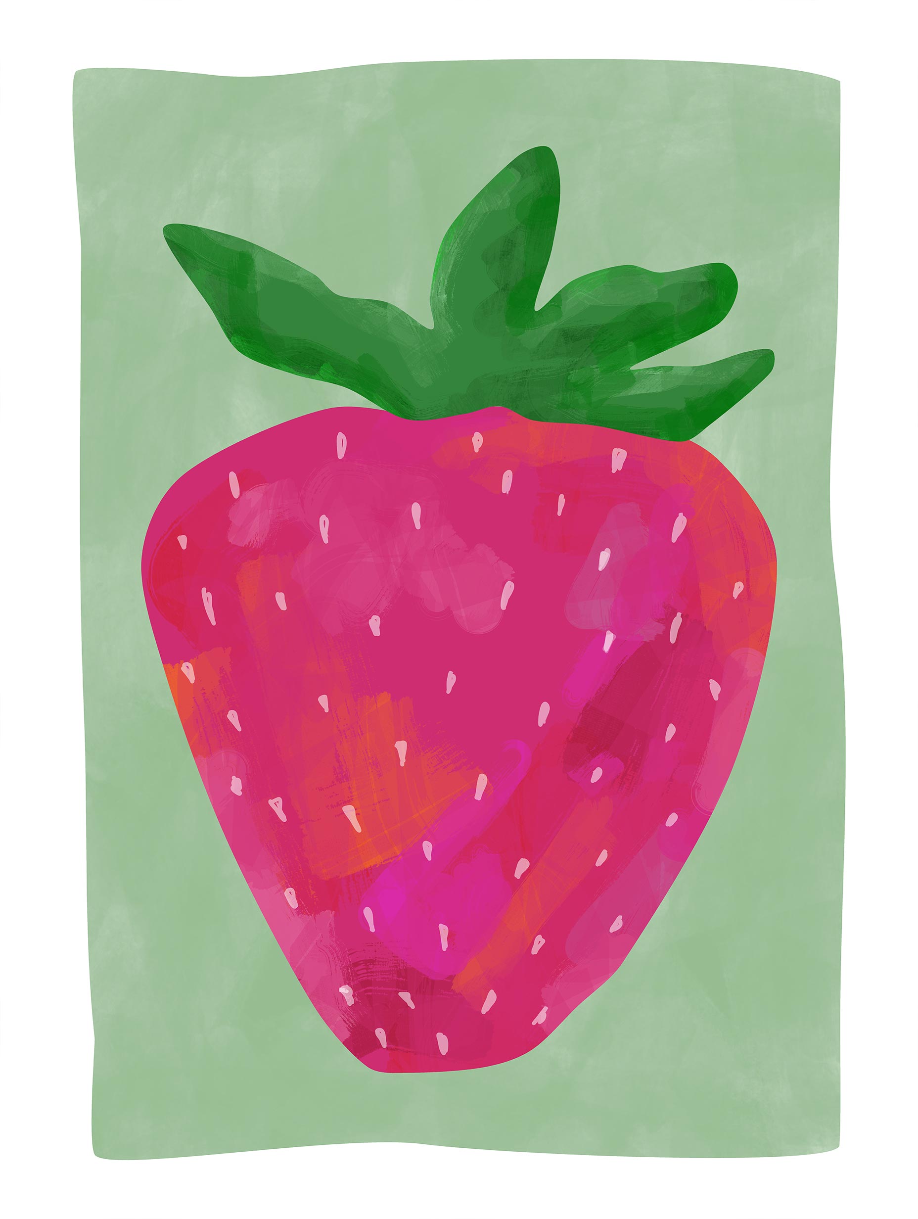 Elena Ristova - Red Strawberry Delight Poster