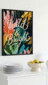 Wild & Bright Typography Poster Mockup