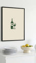 Wine is Love Minimal Artwork Mockup