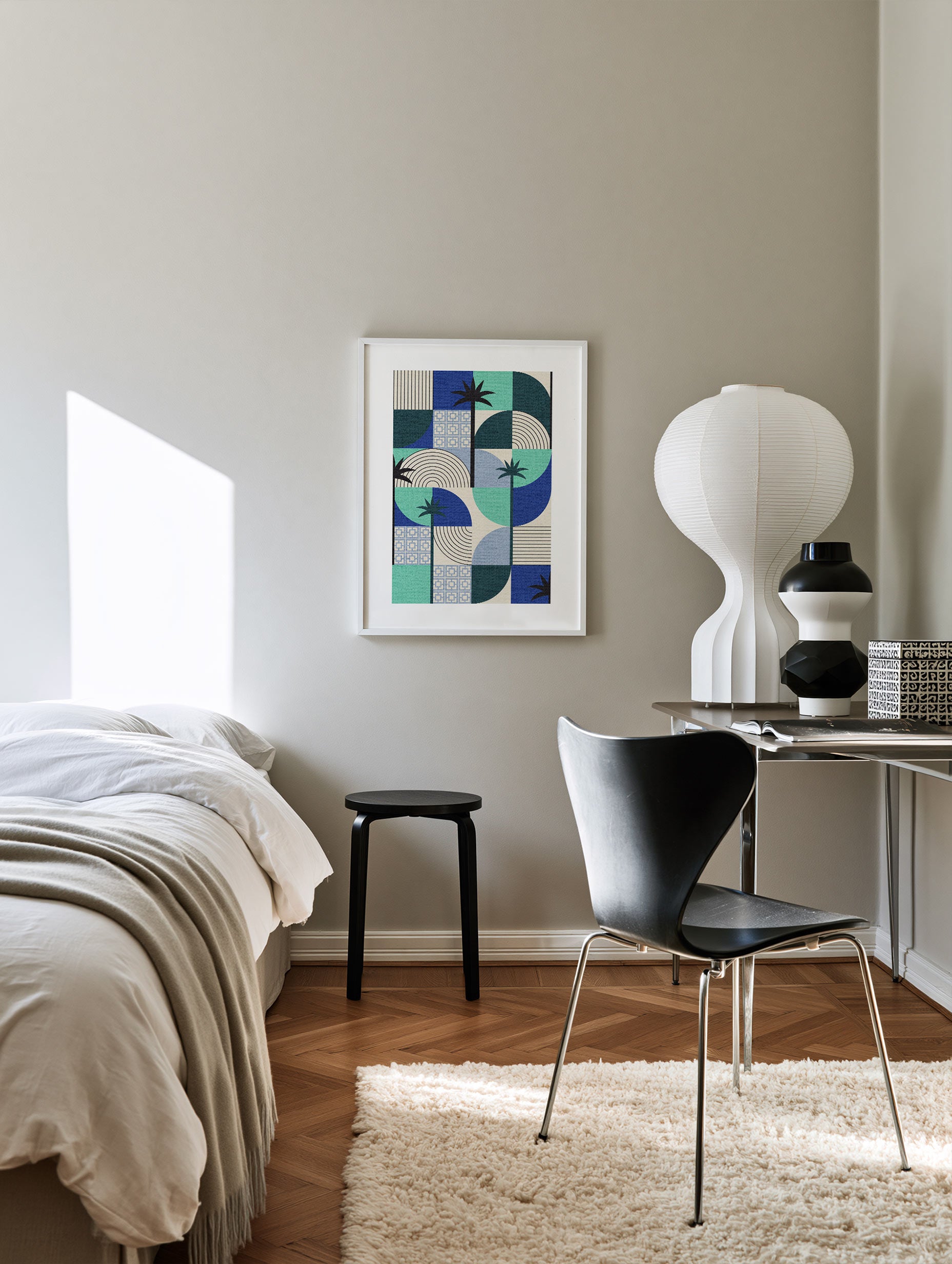 Alexendra Weise - Tropical Geometric Palms No. 2 Poster